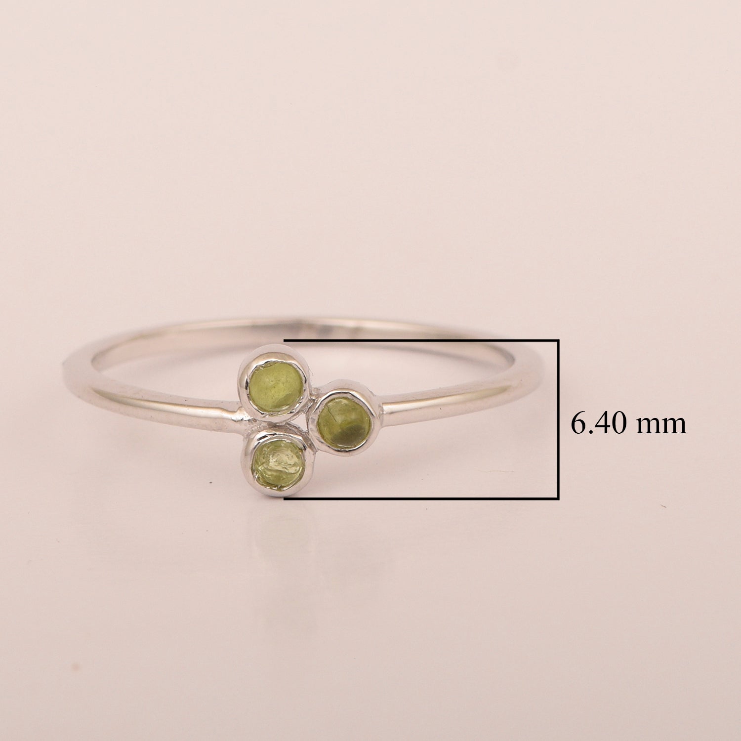Peridot Cab ring