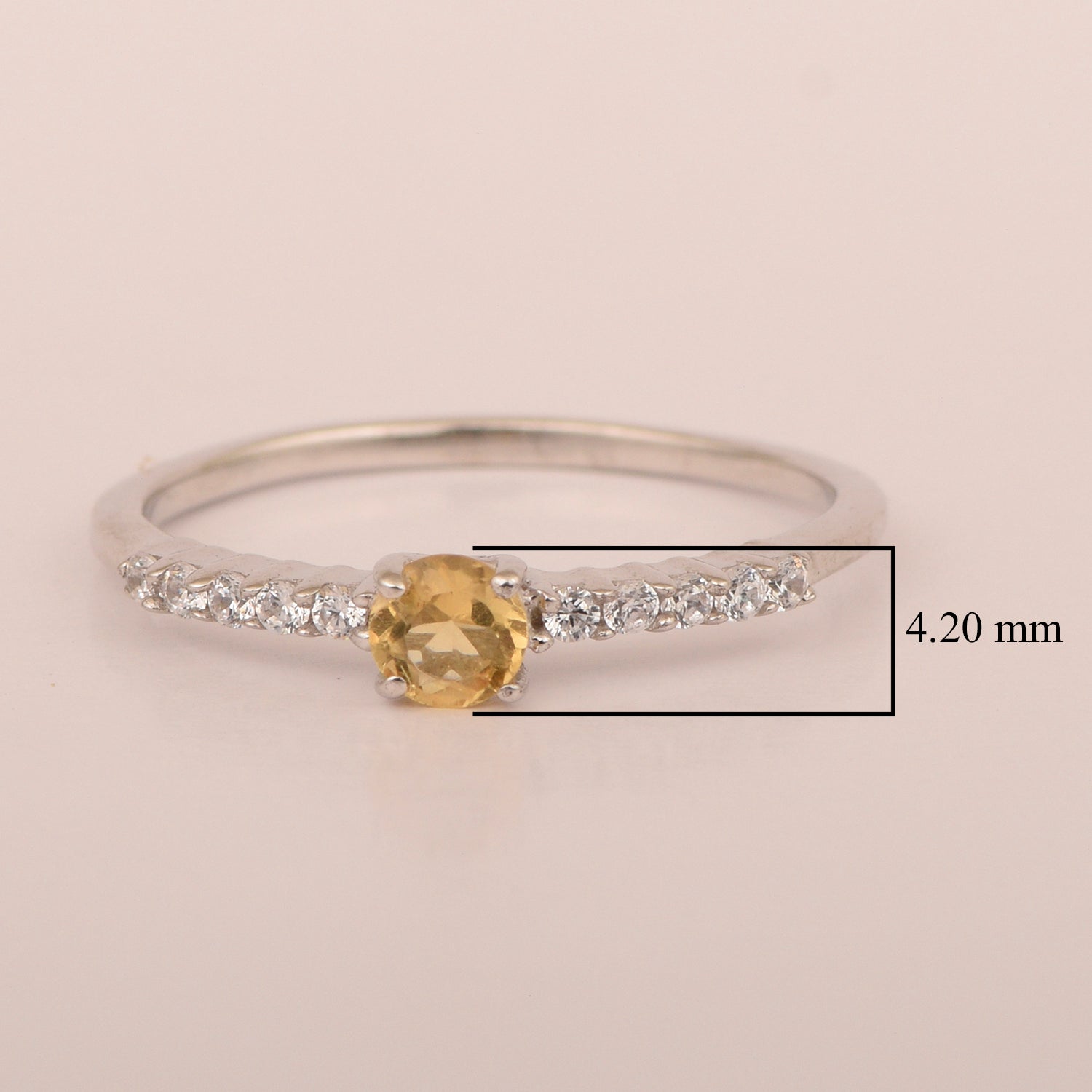 Citrine ring