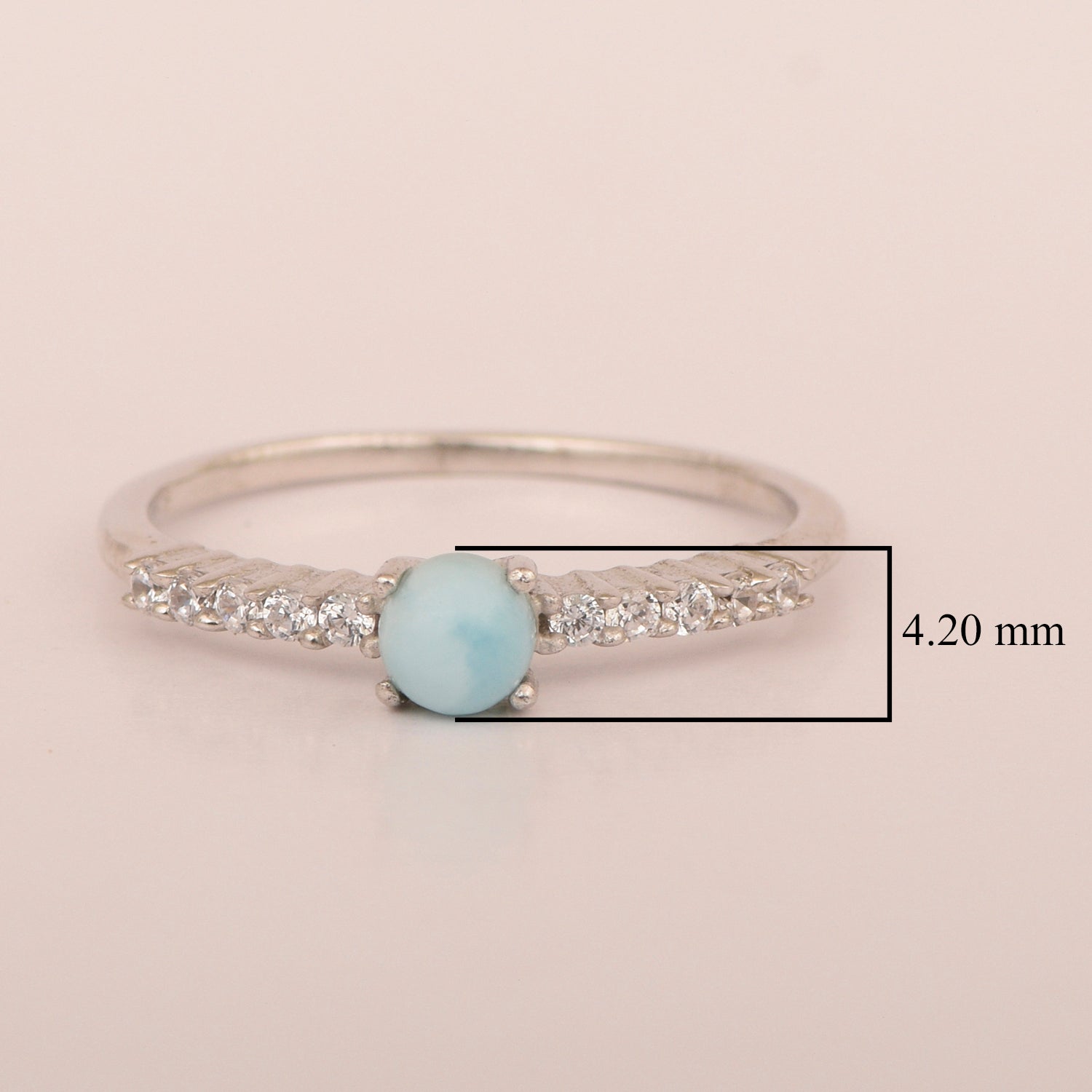 Larimar ring