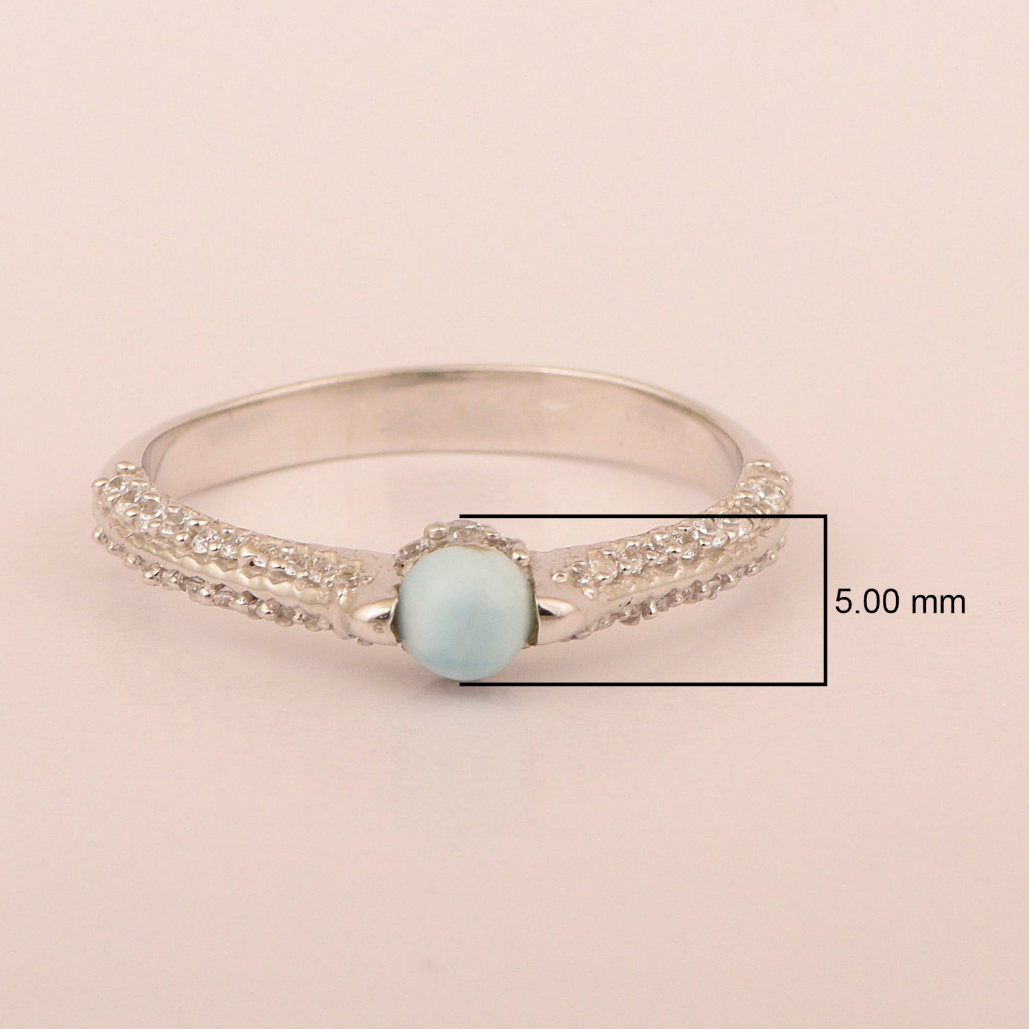 Larimar ring