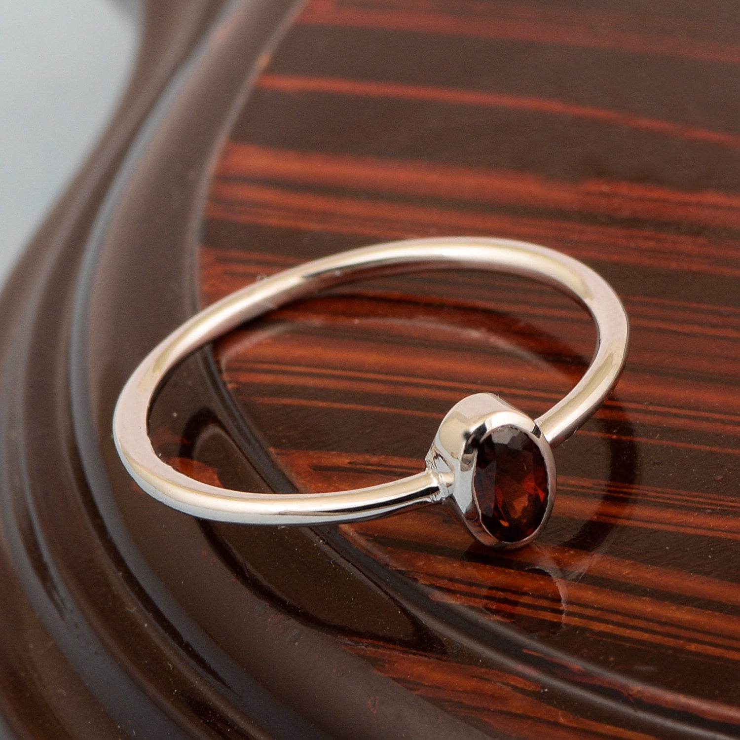 Garnet ring