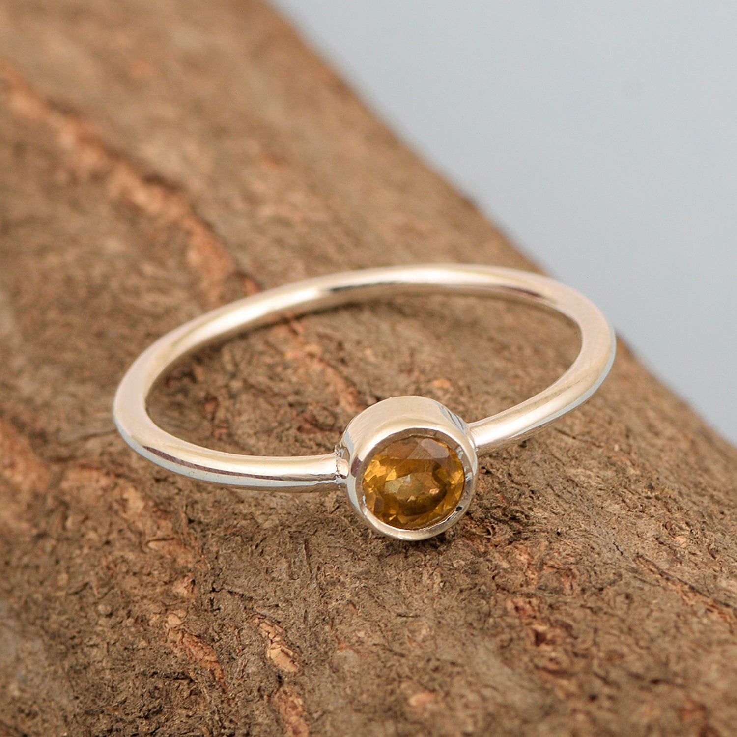 Citrine ring