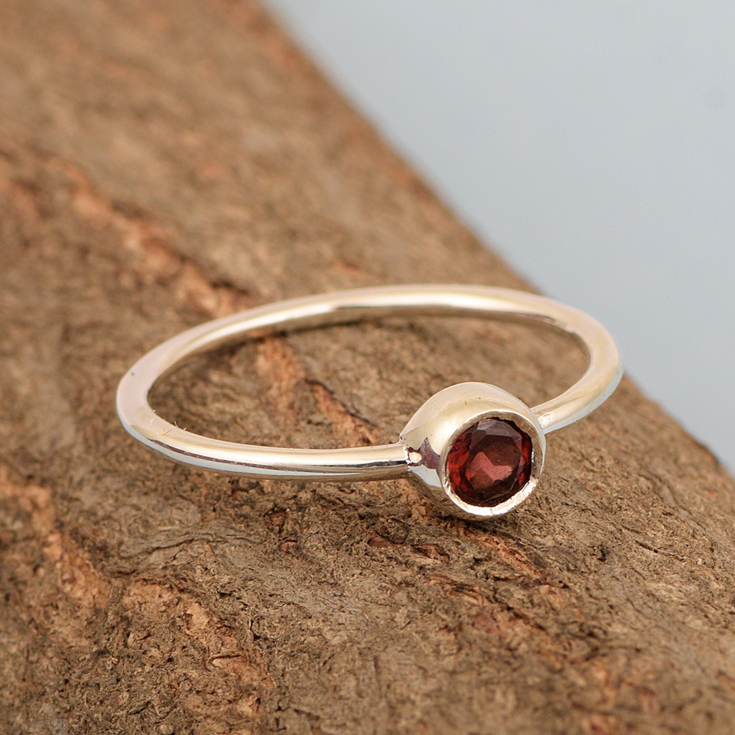 Garnet ring