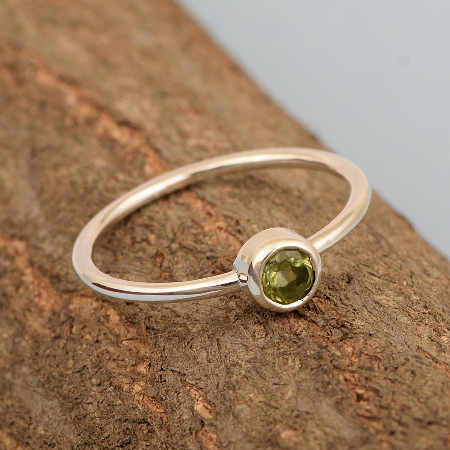 Peridot ring