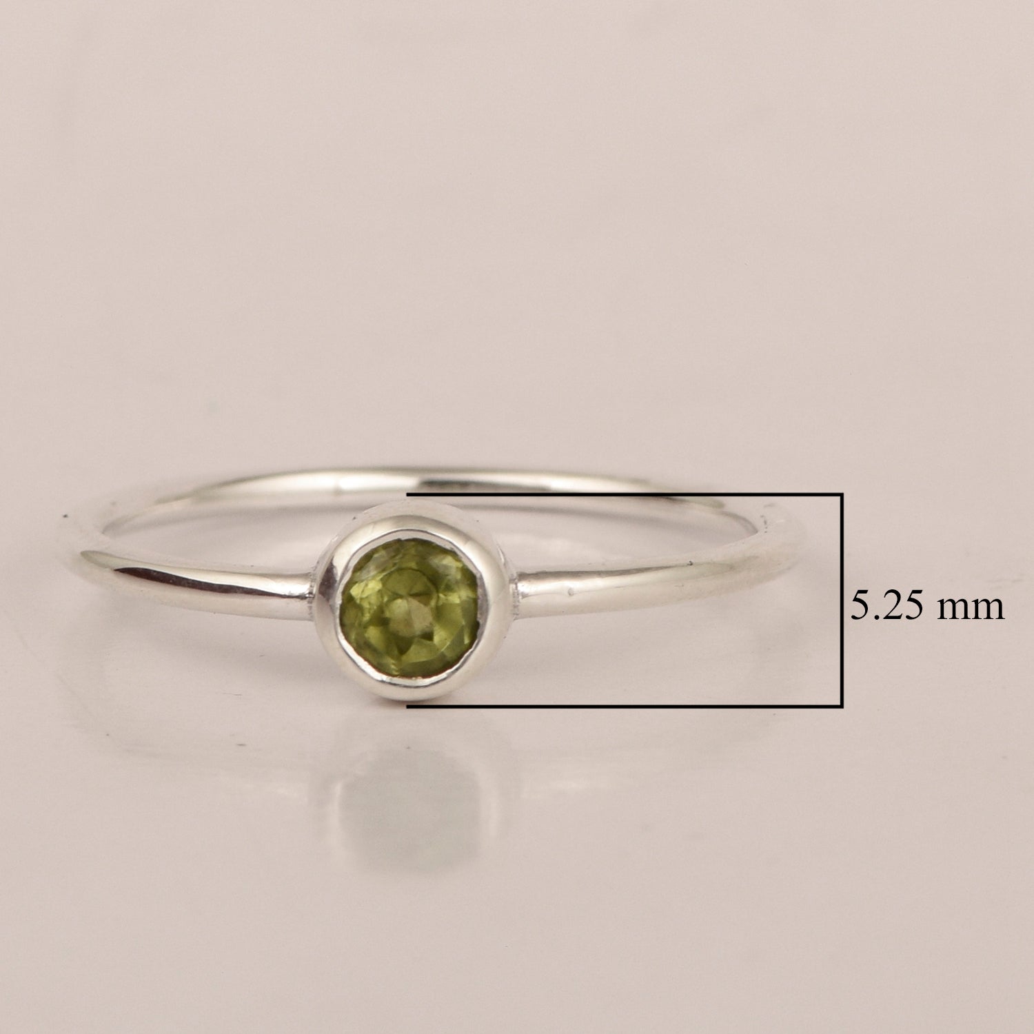Peridot ring