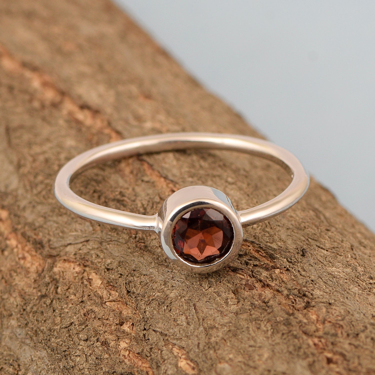 Garnet ring