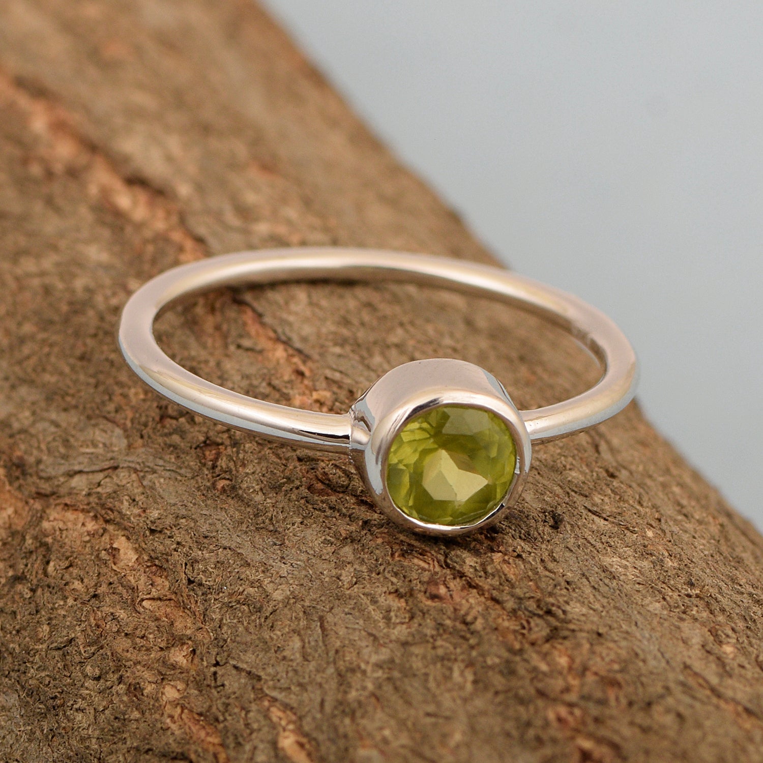 Peridot ring