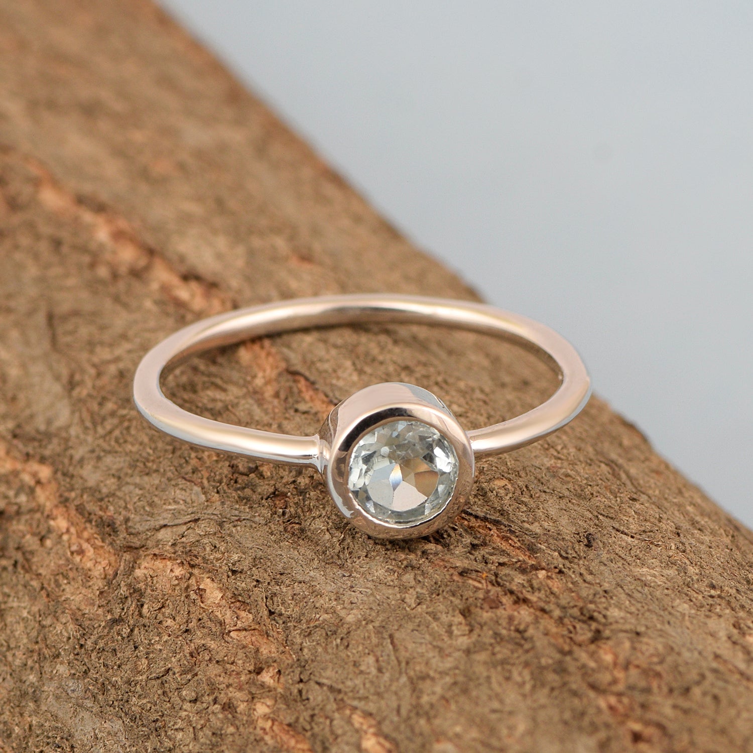 Swiss Blue Topaz ring