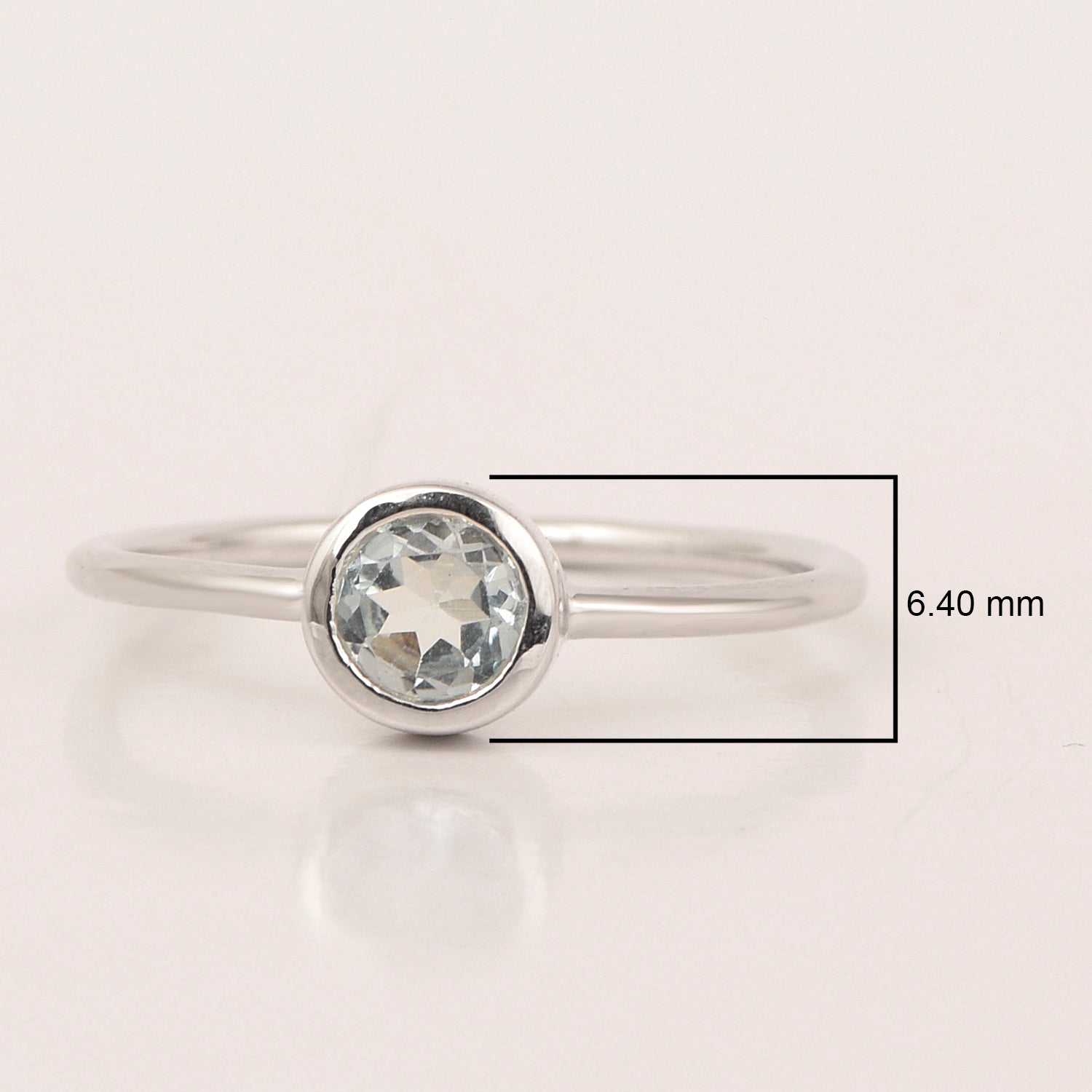 Swiss Blue Topaz ring