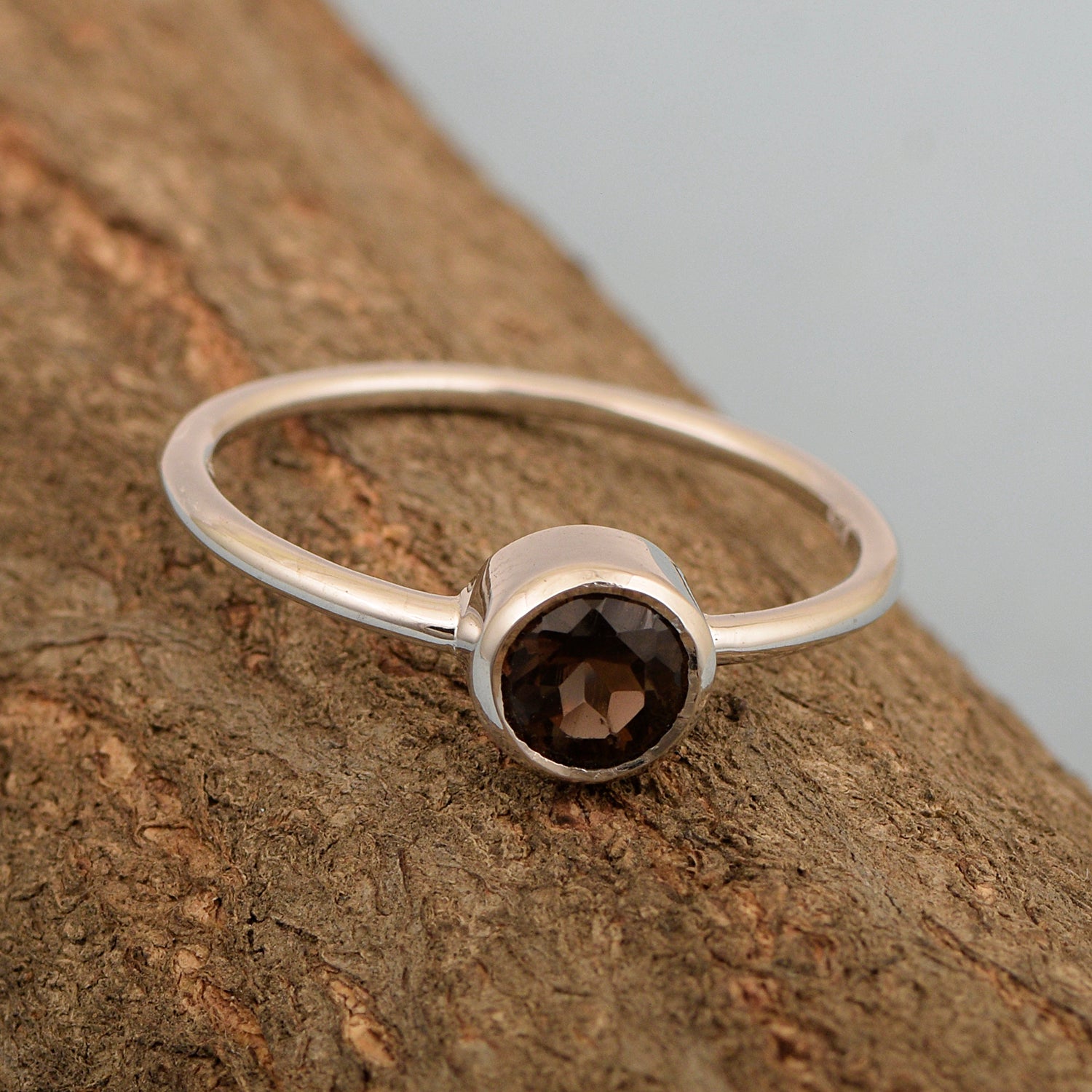 Smoky Quartz ring