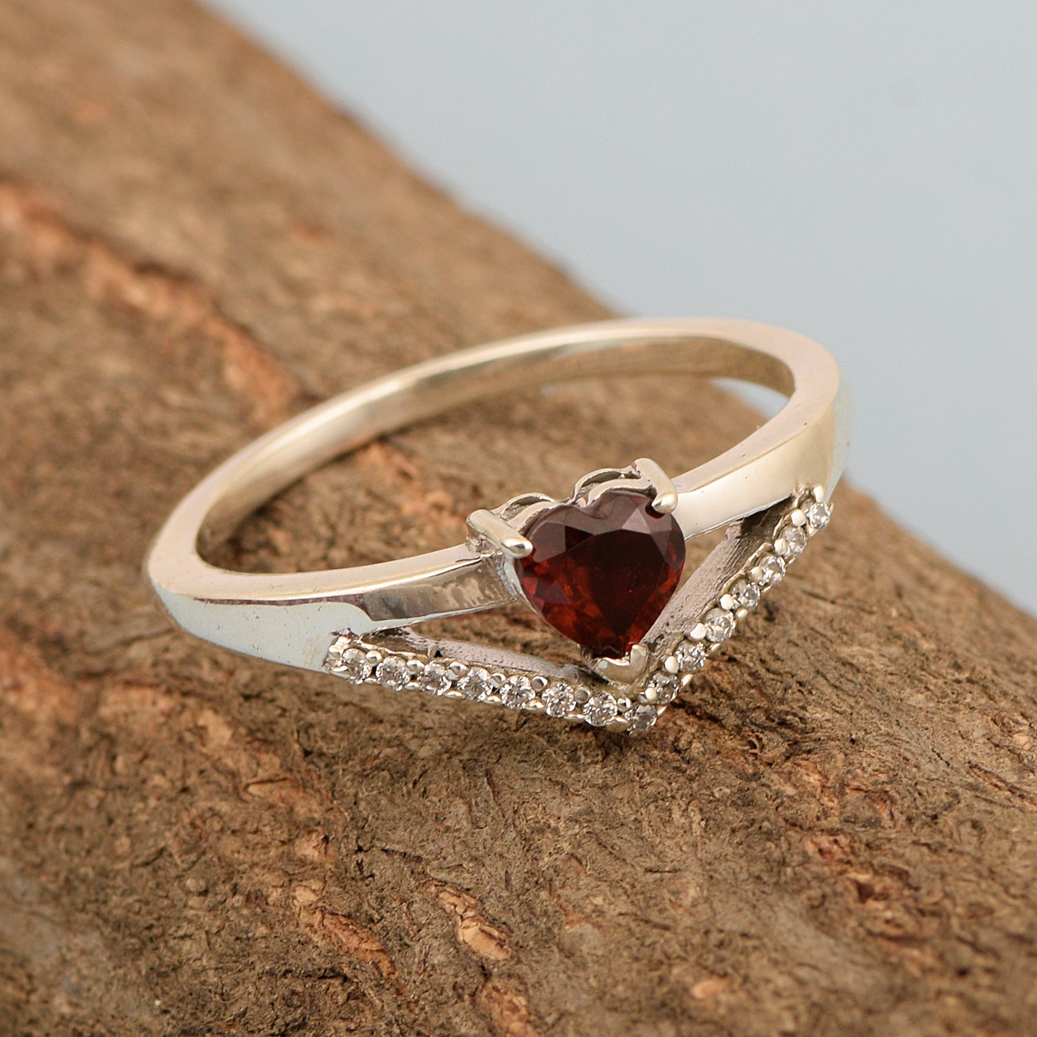Garnet ring