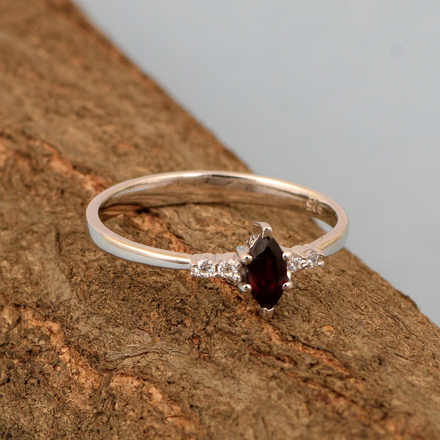 Garnet ring