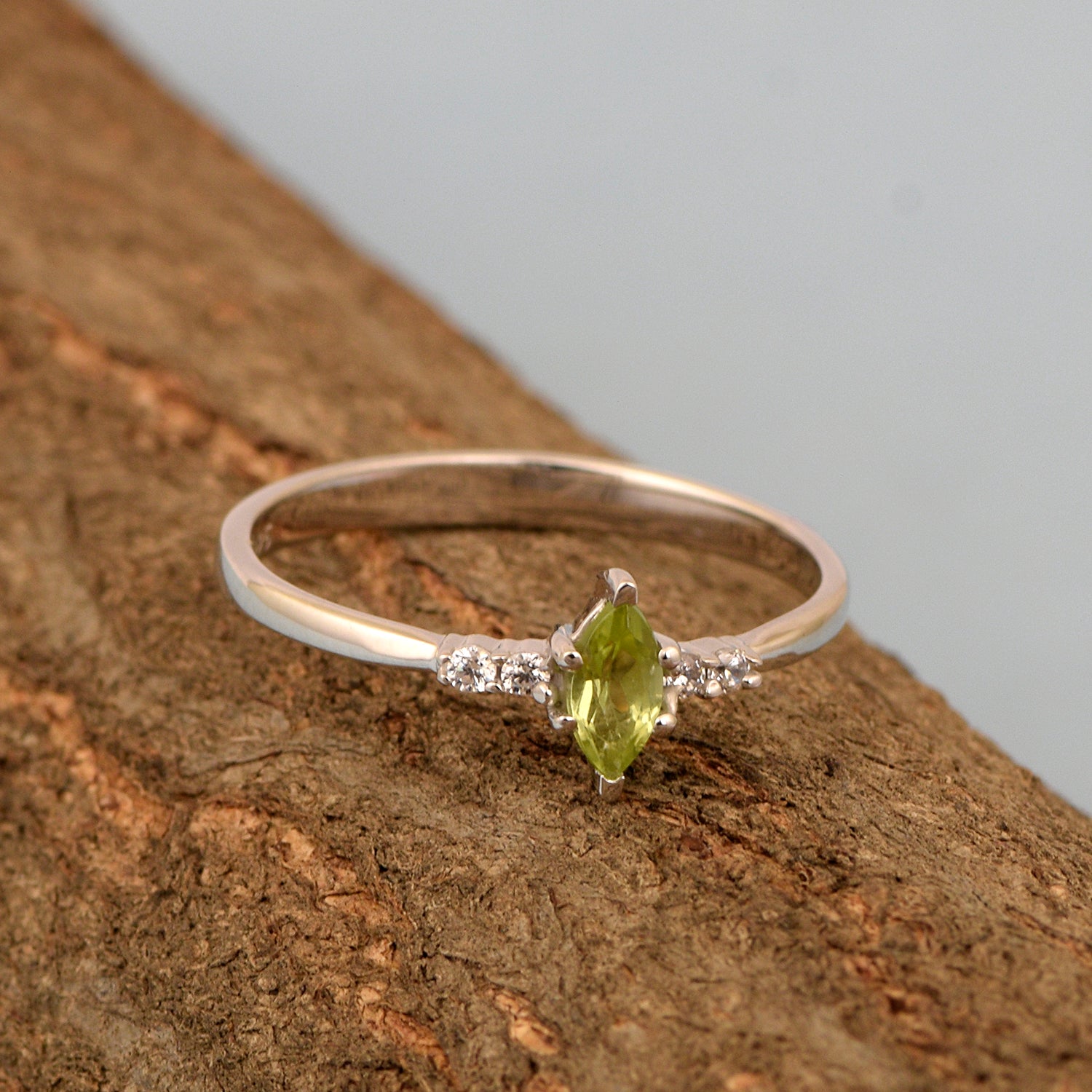 Peridot ring