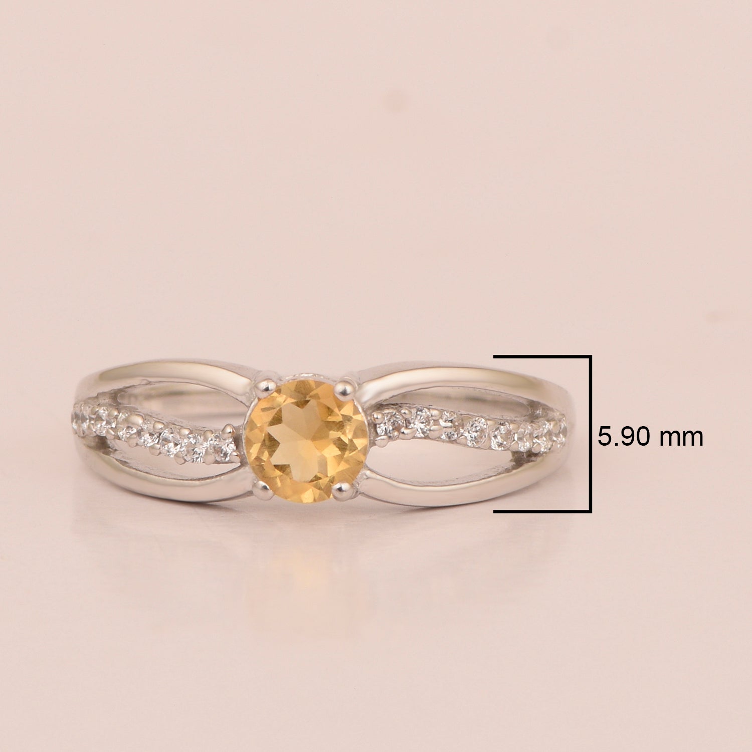 Citrine ring