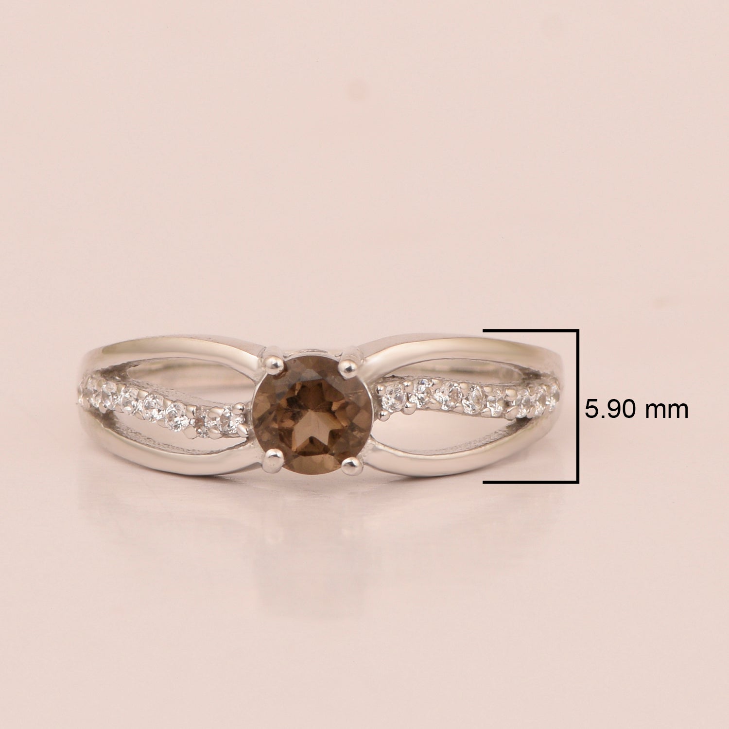 Smoky Quartz ring