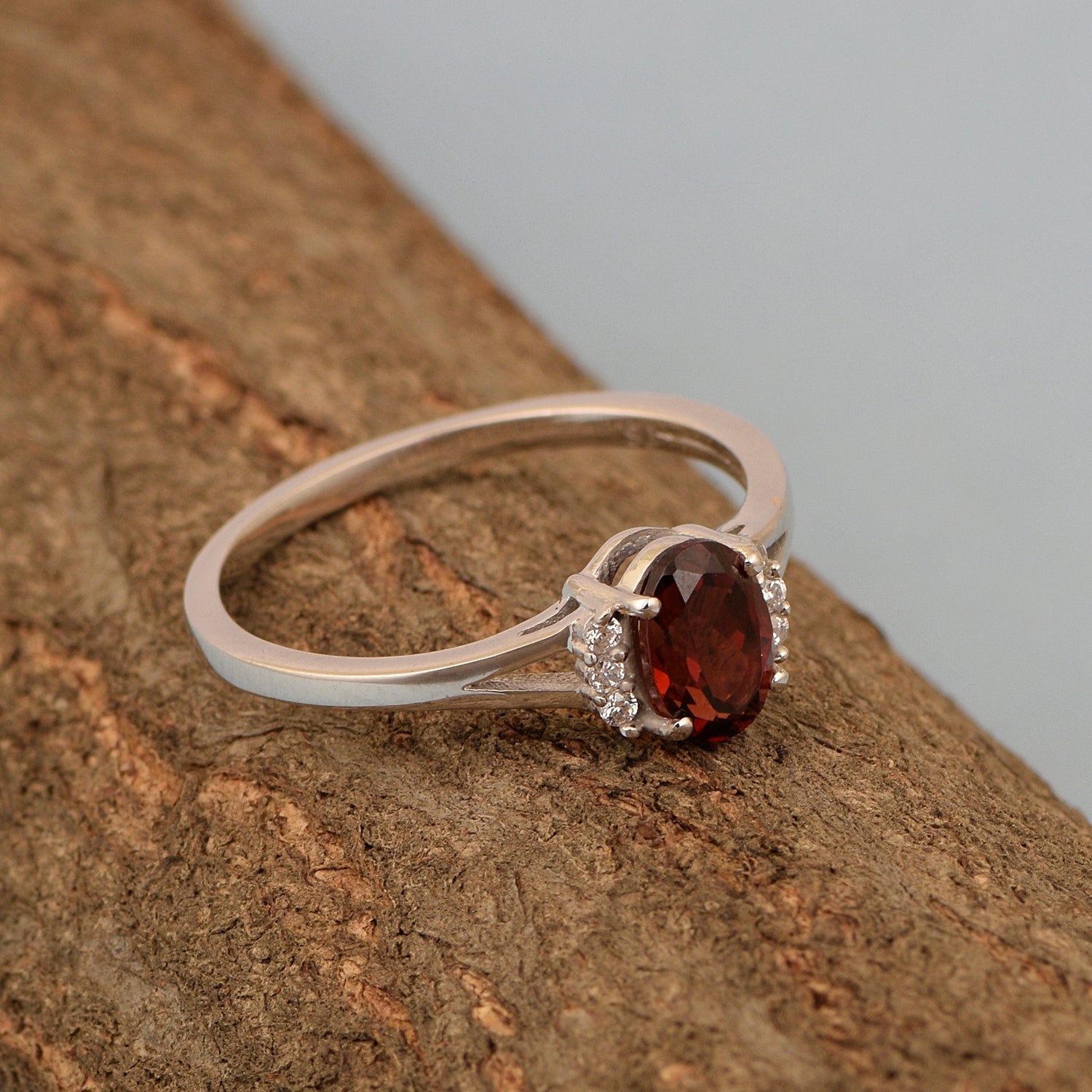 Garnet ring