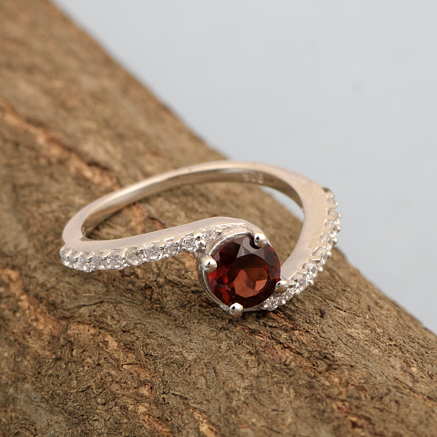 Garnet ring