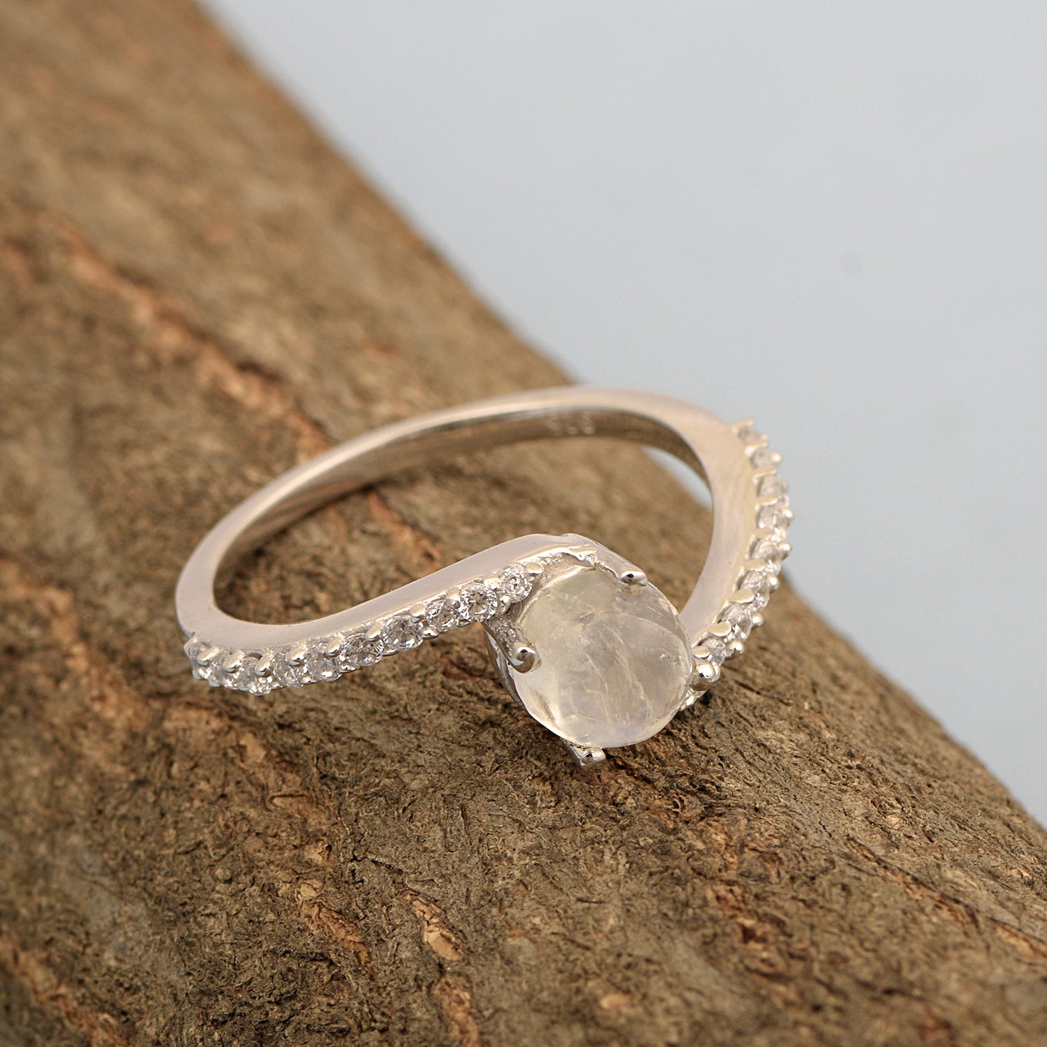 Moonstone ring