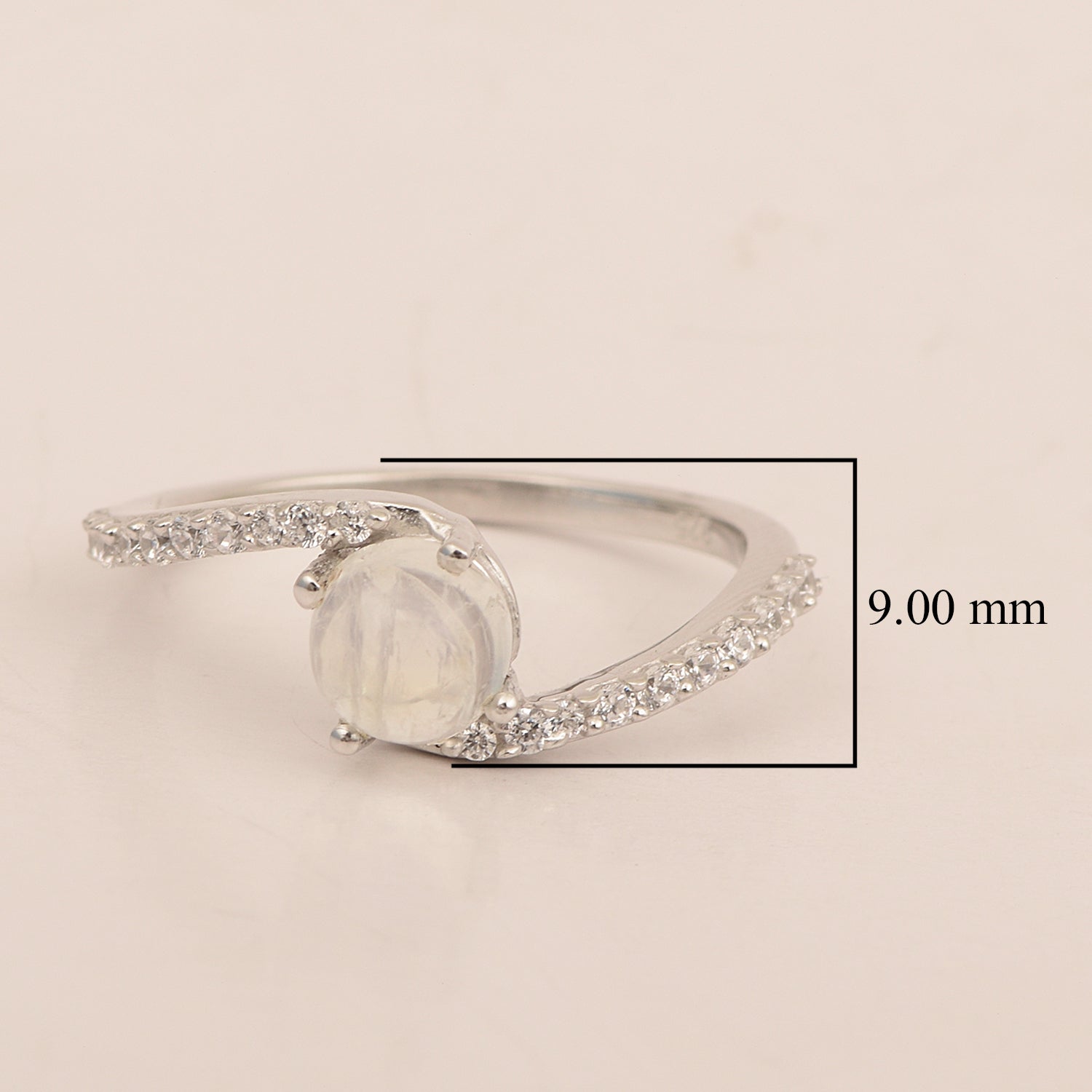 Moonstone ring