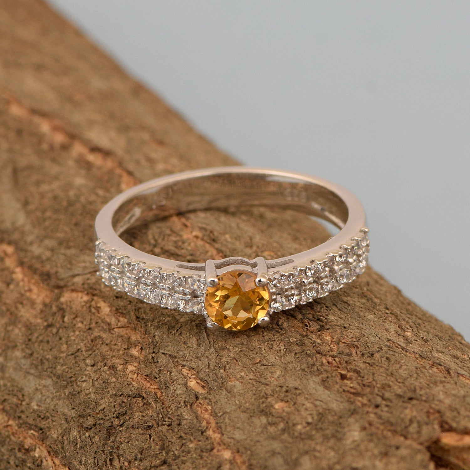 Citrine ring