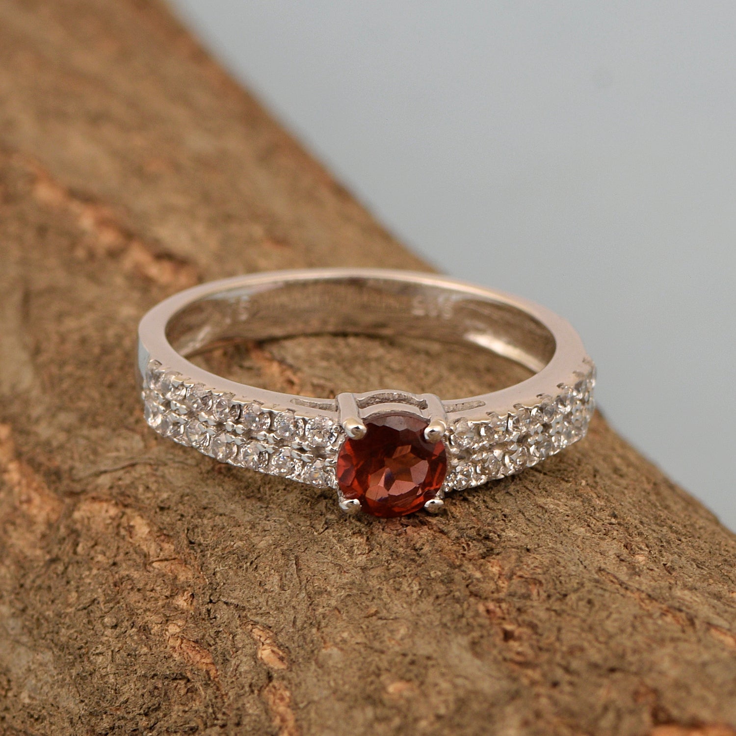 Garnet ring