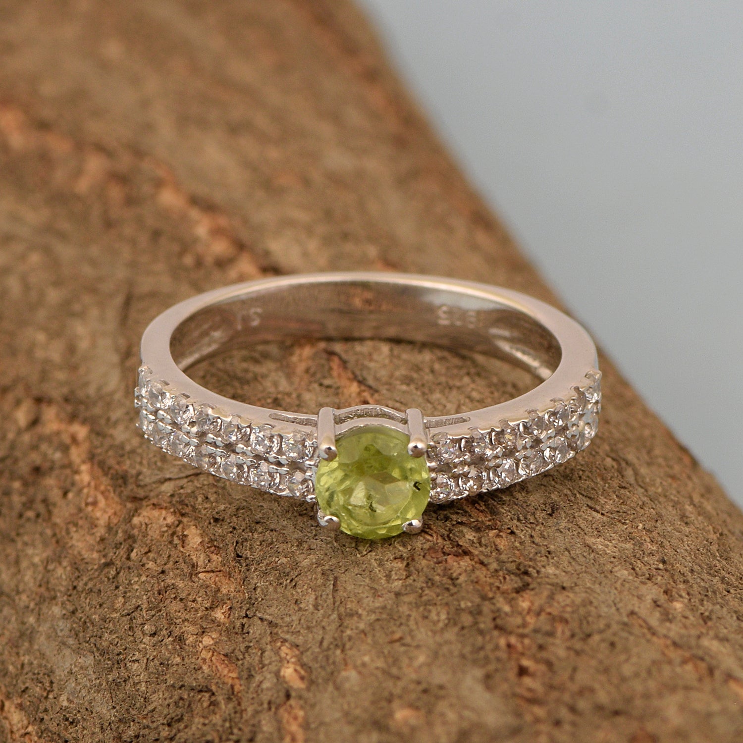 Peridot ring