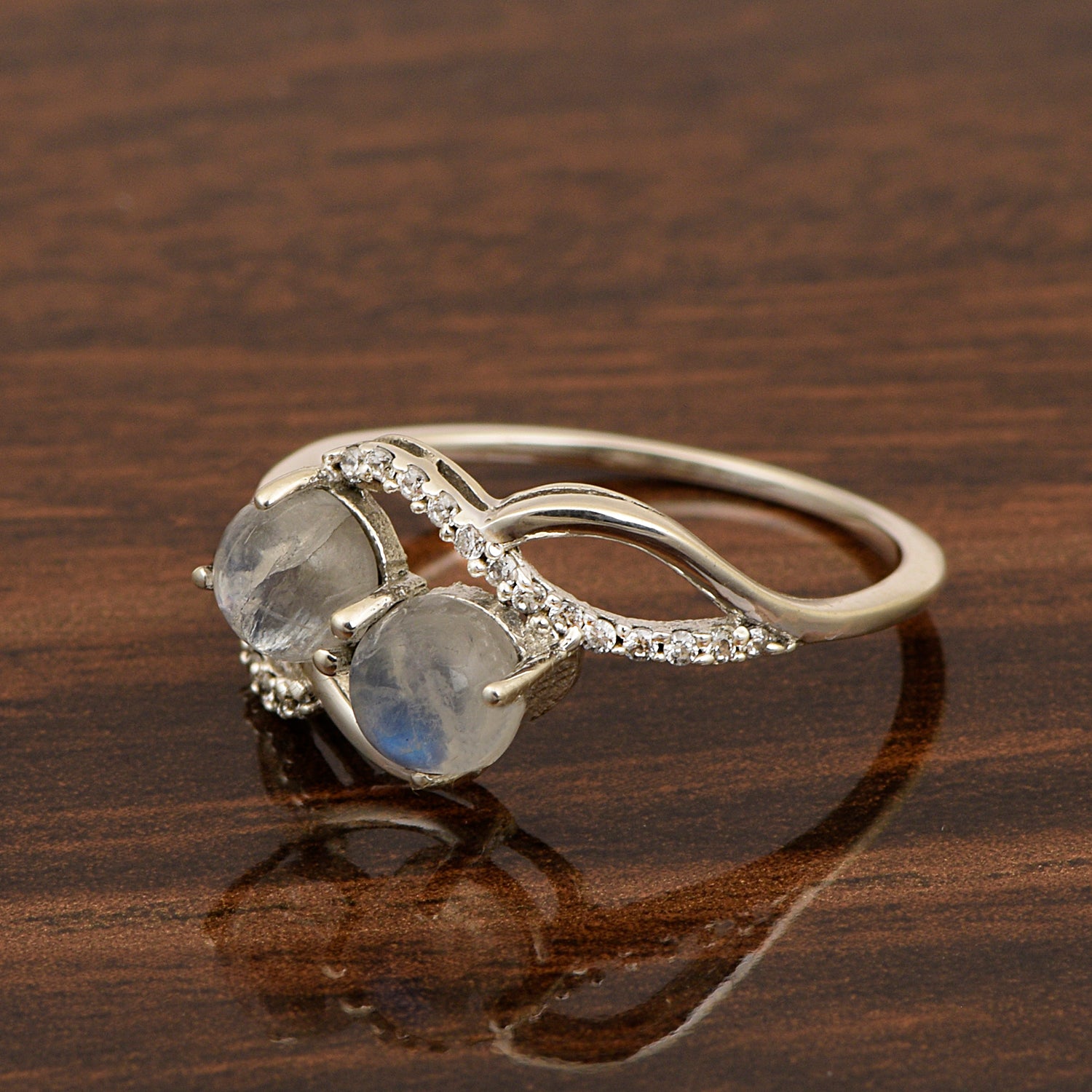 Moonstone ring