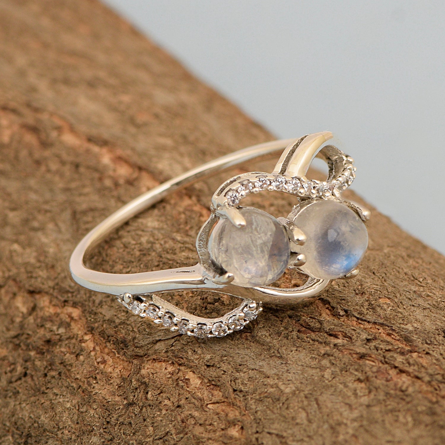 Moonstone ring