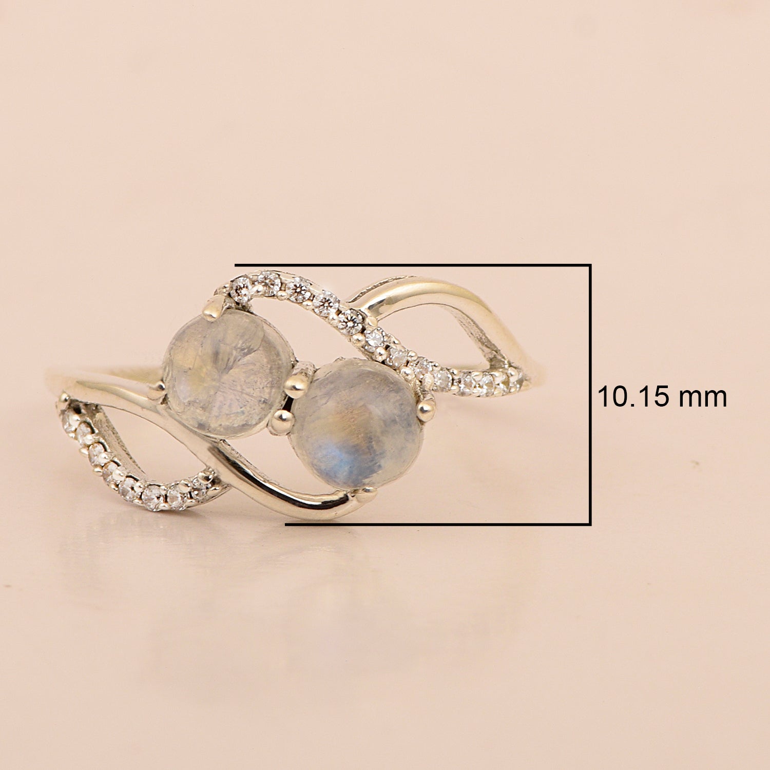 Moonstone ring