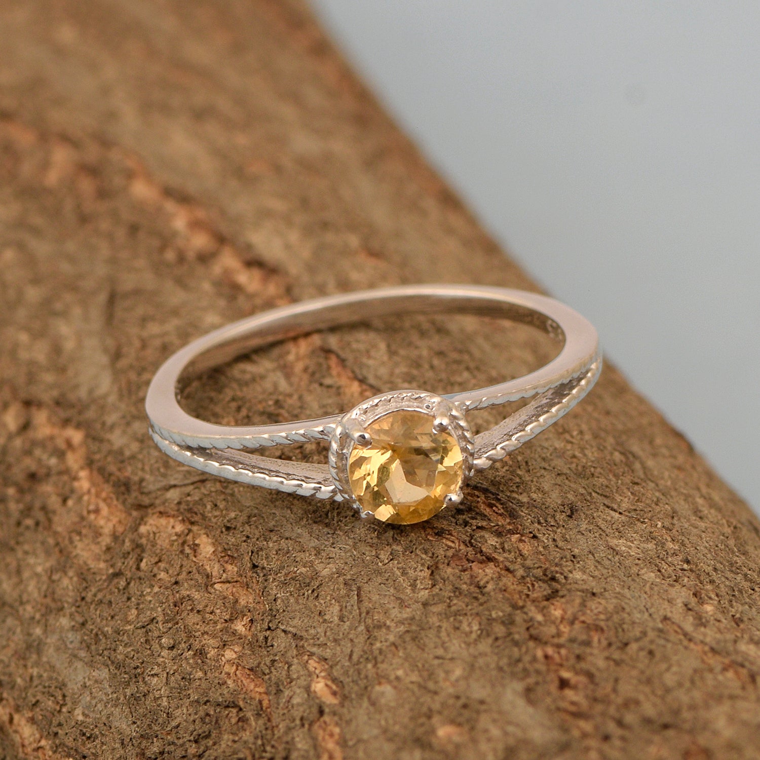 Citrine ring