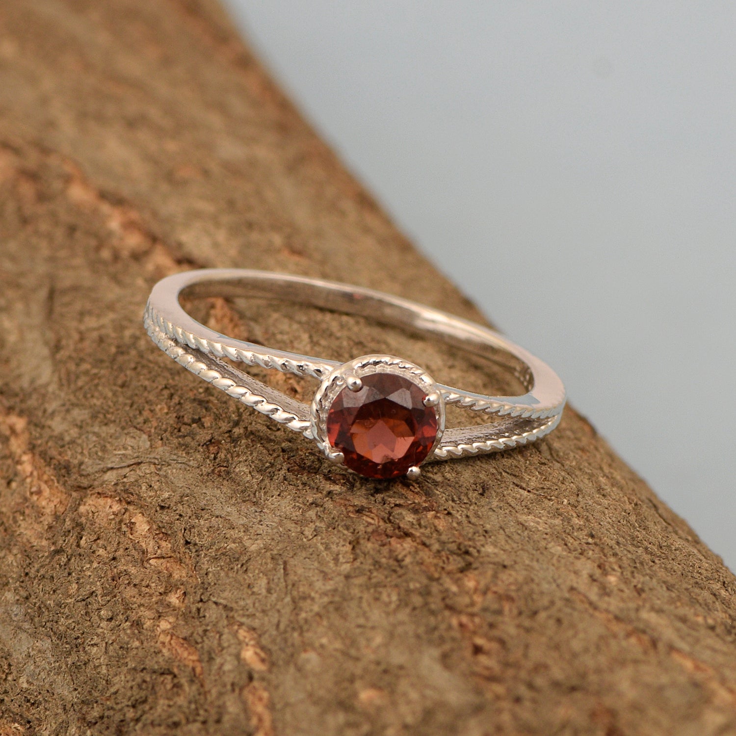 Garnet ring