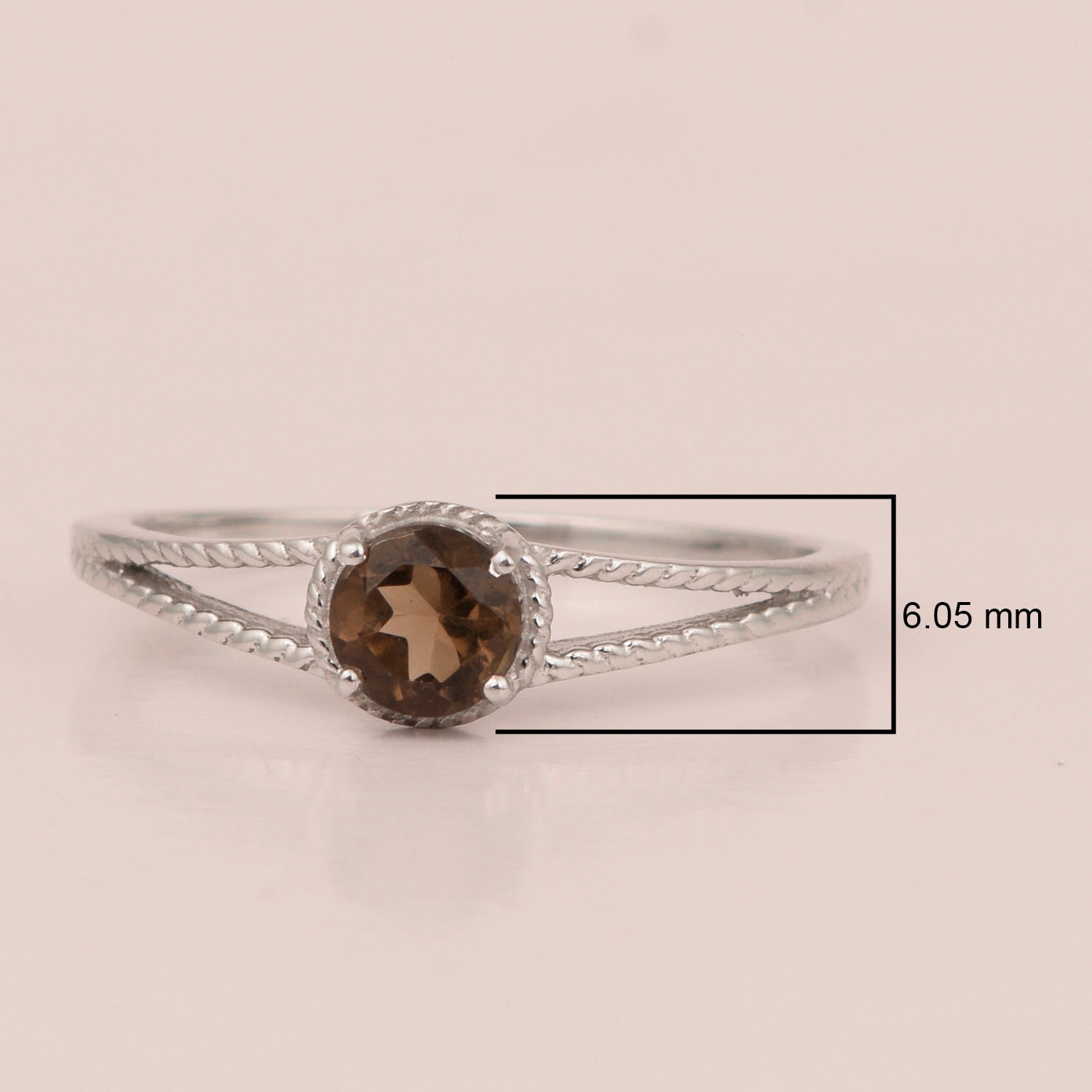 Smoky Quartz ring