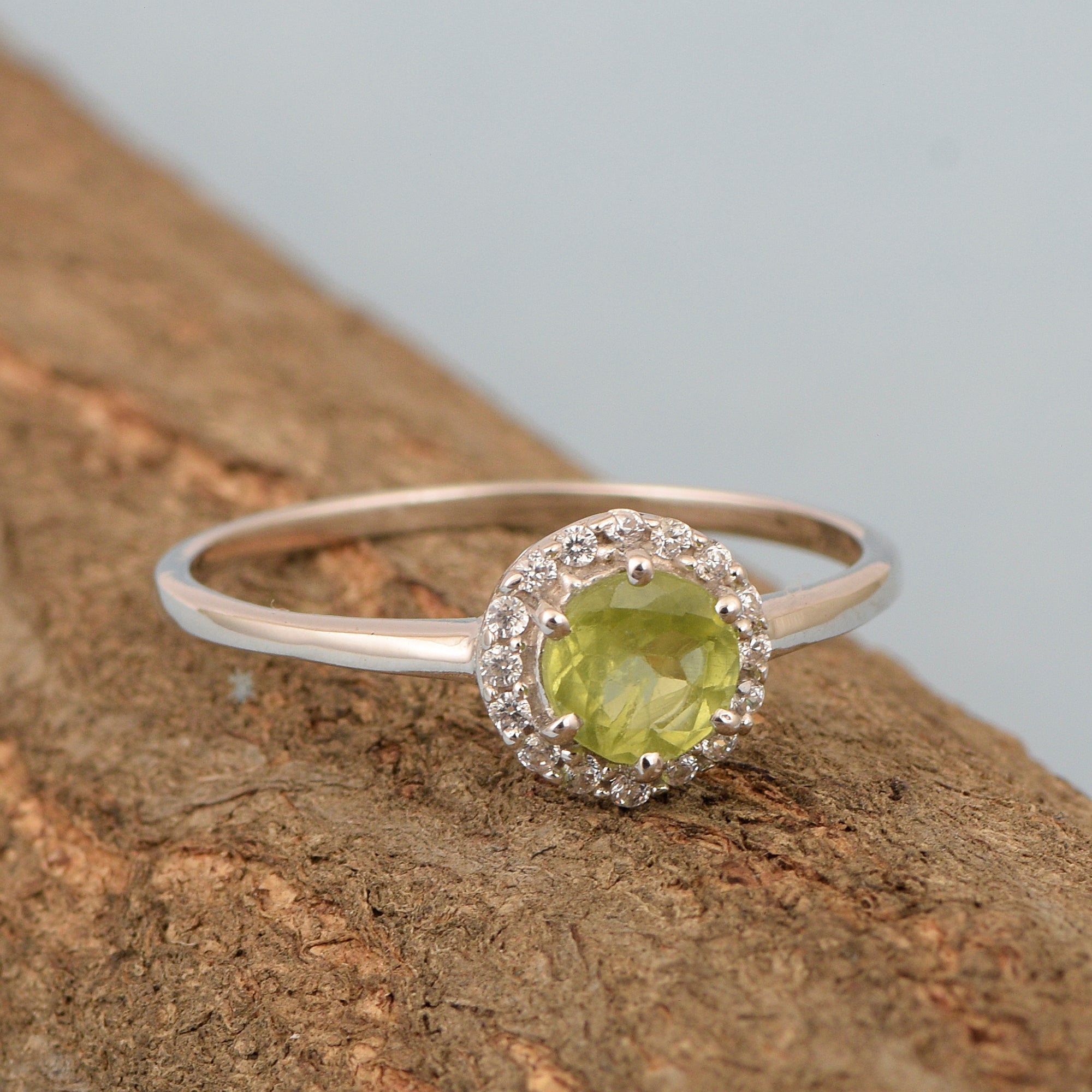 Peridot ring