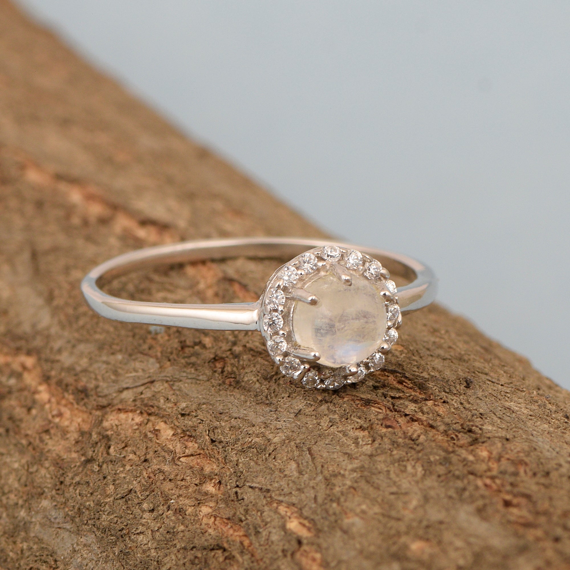 Moonstone ring