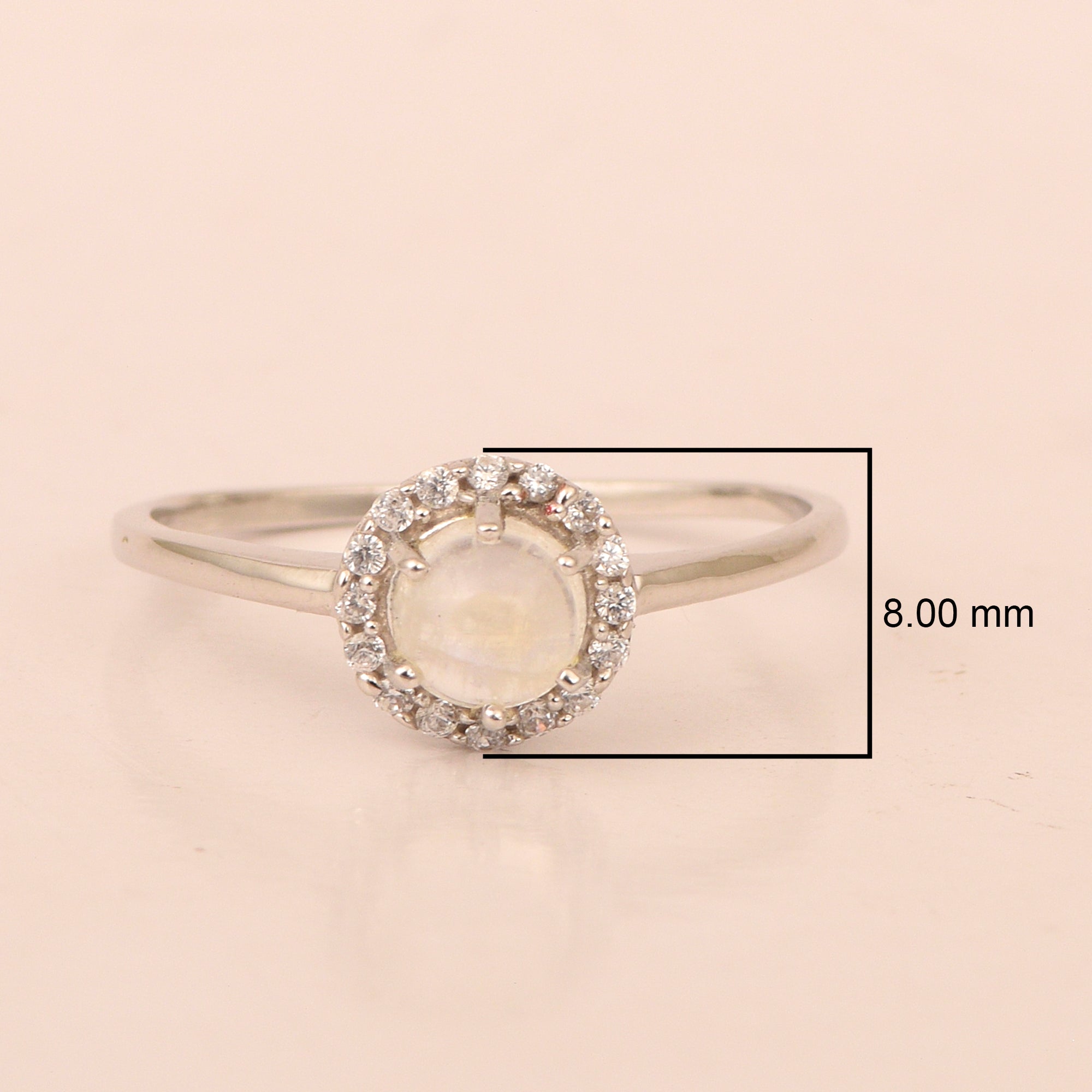 Moonstone ring