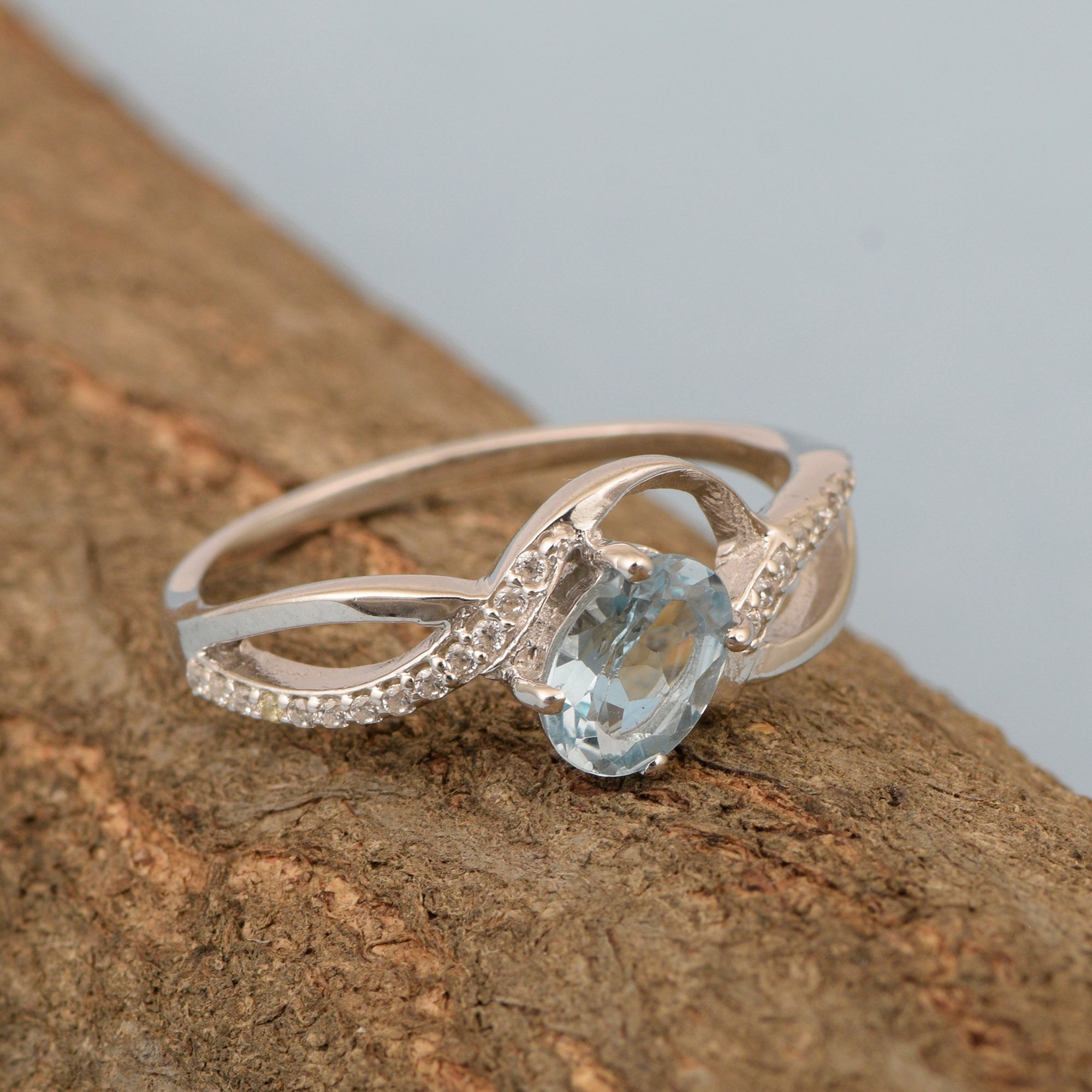 Blue Topaz ring