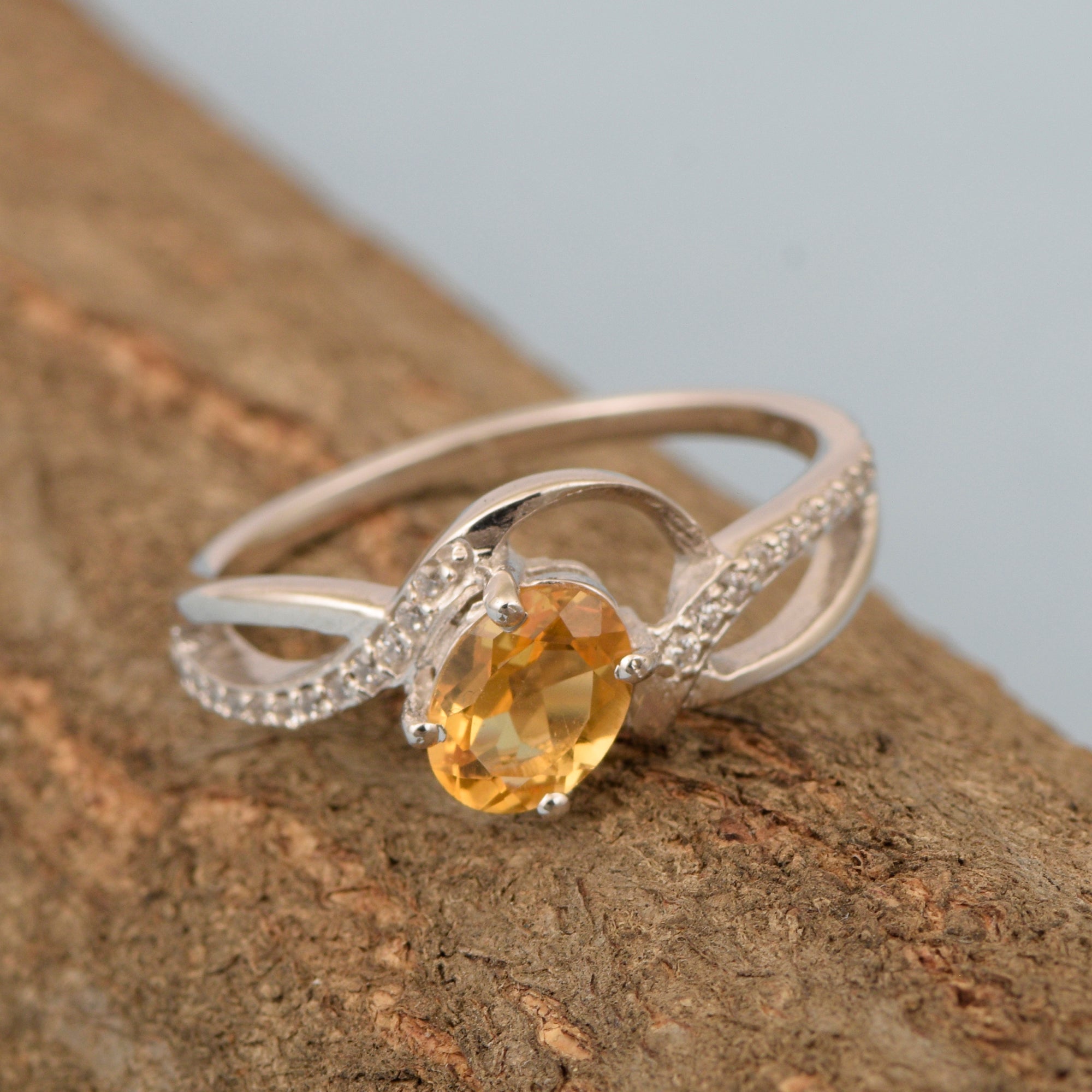 Citrine ring