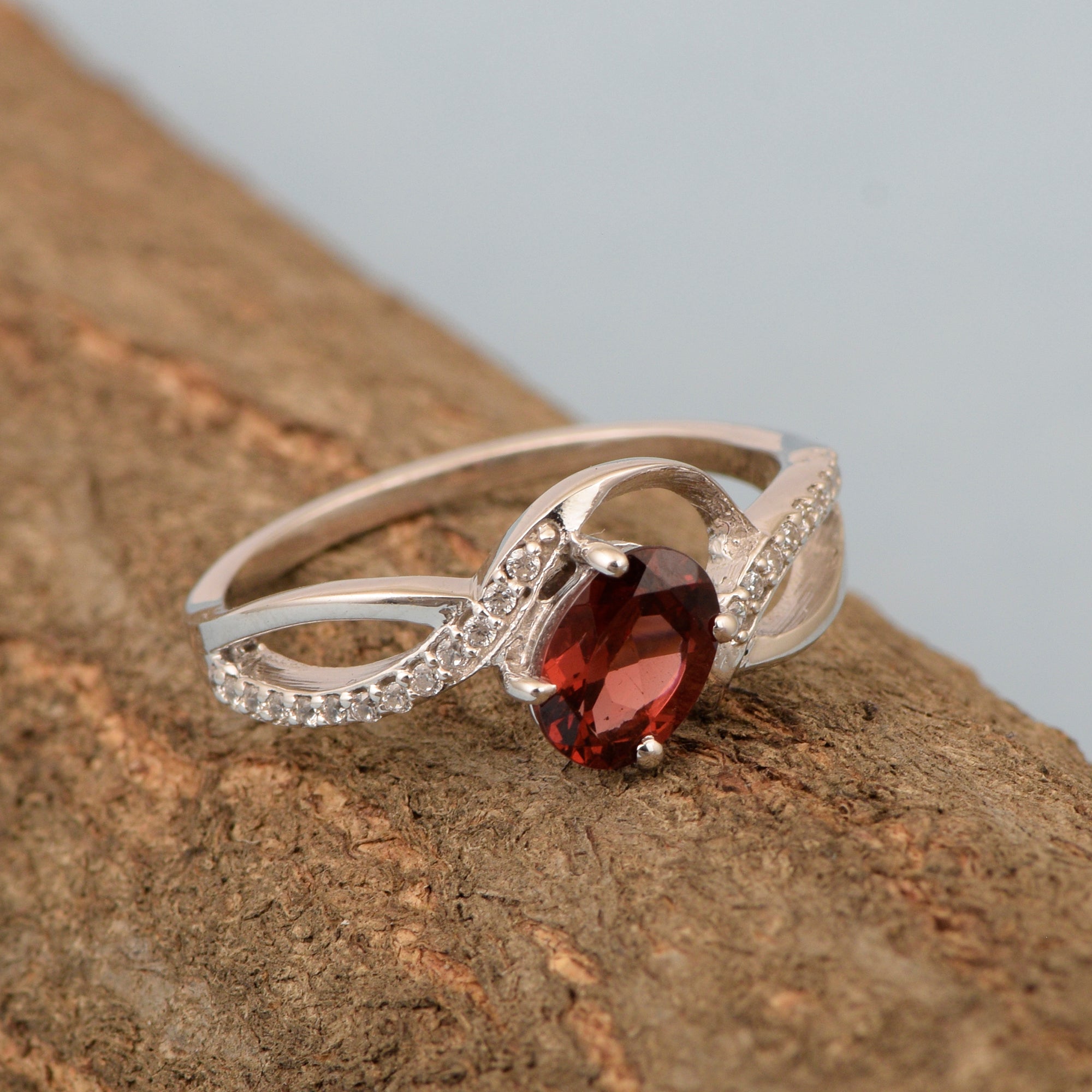 Garnet ring