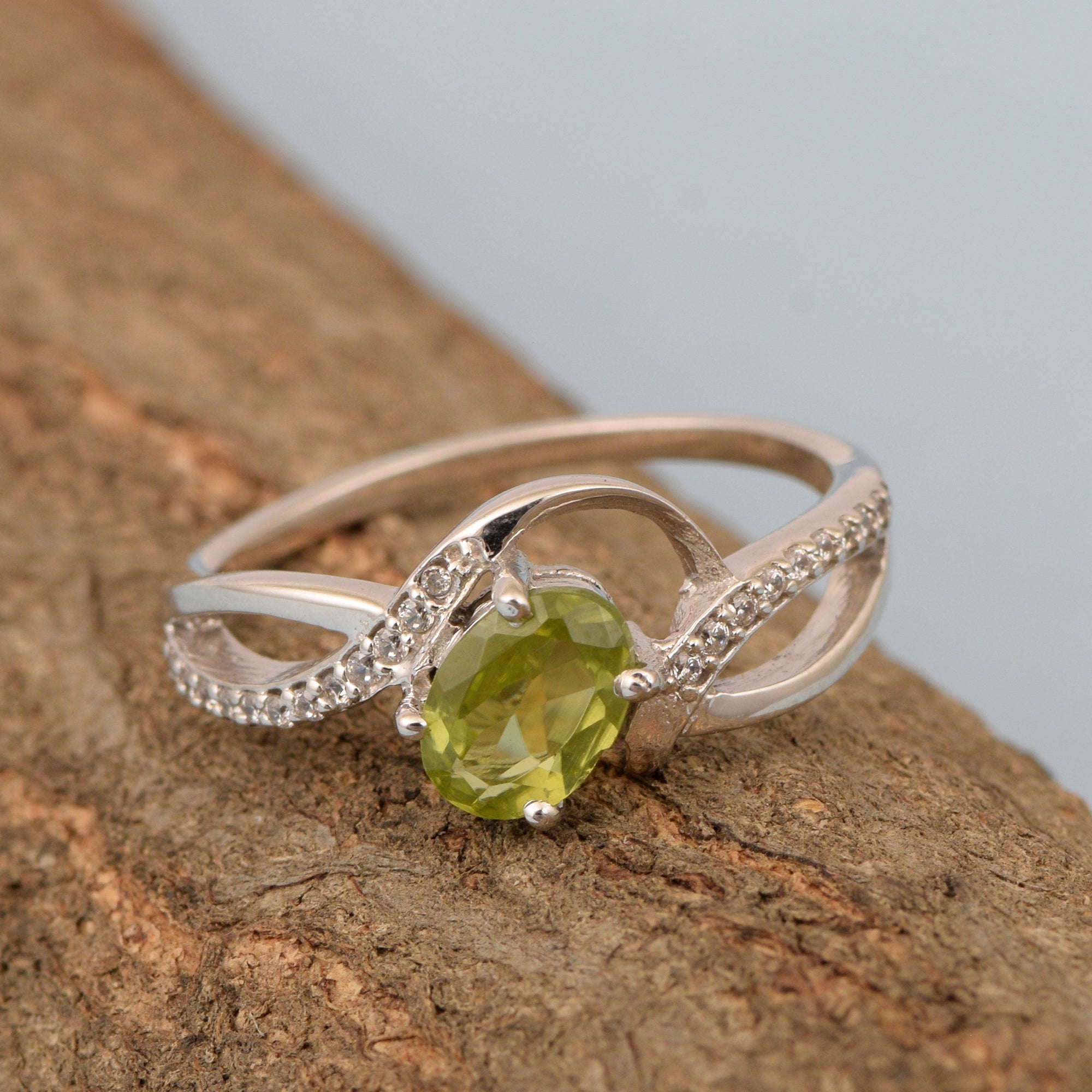 Peridot ring