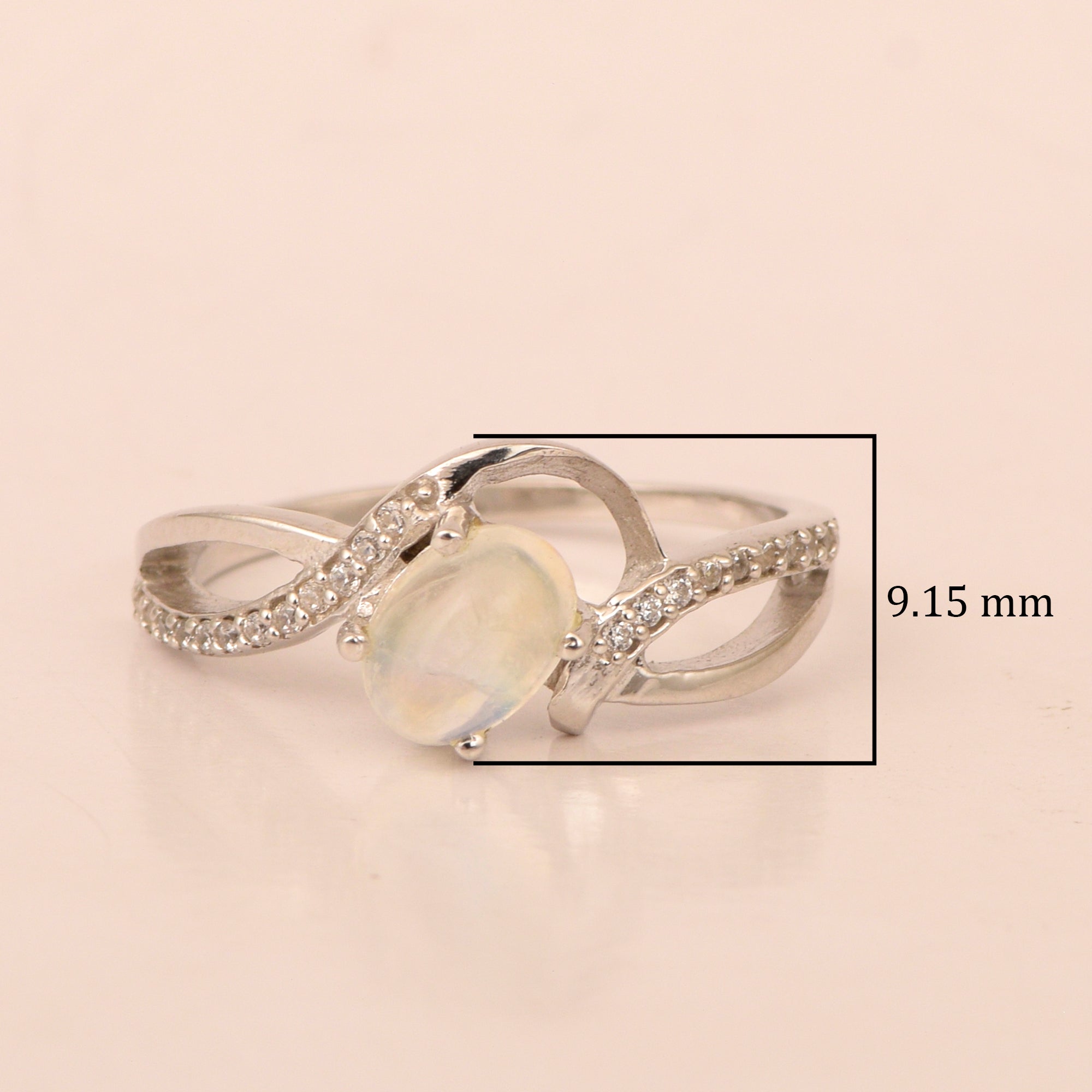 Moonstone ring