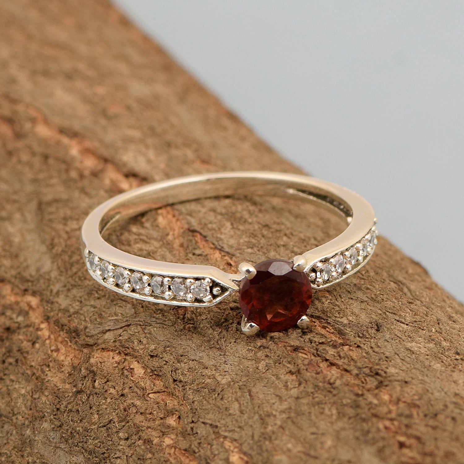 Garnet ring