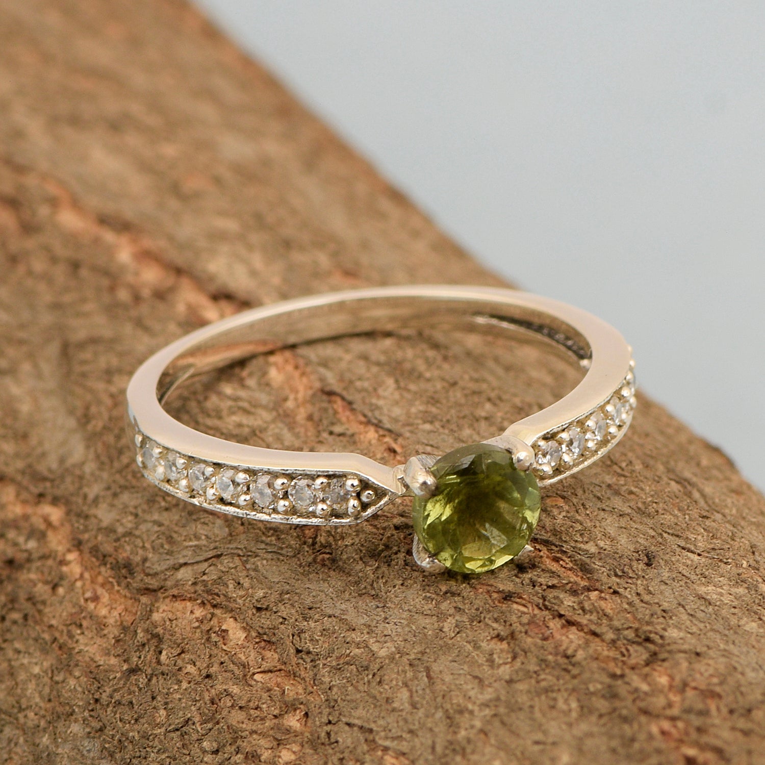Peridot ring