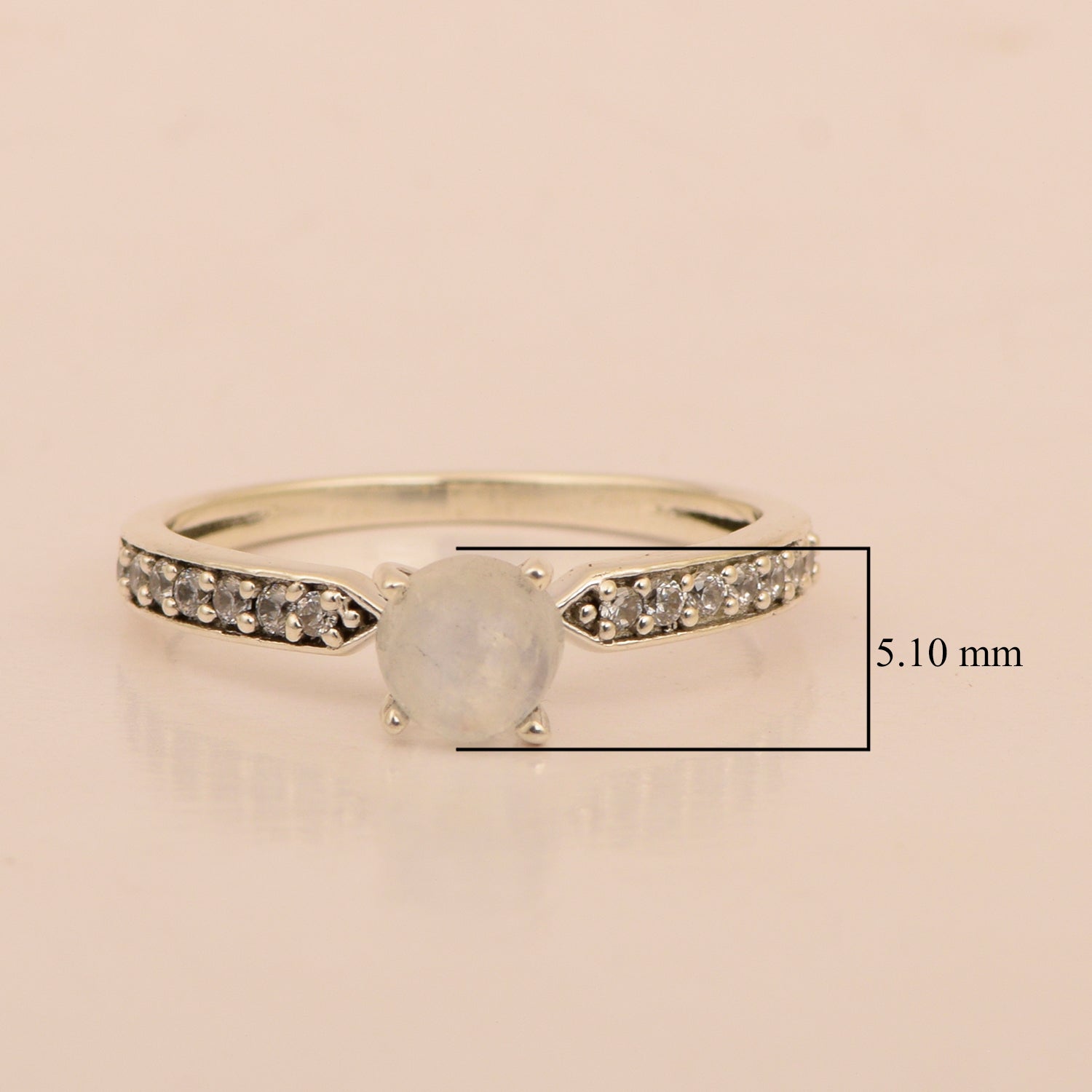 Moonstone ring