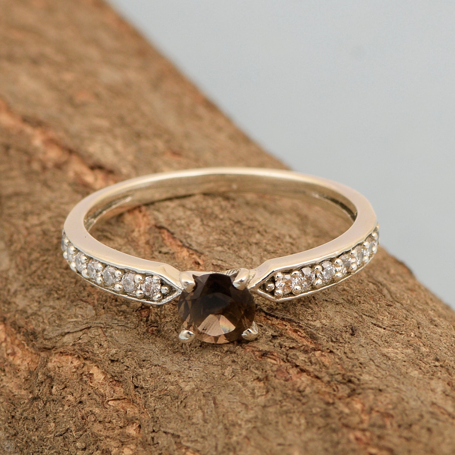 Smoky Quartz ring