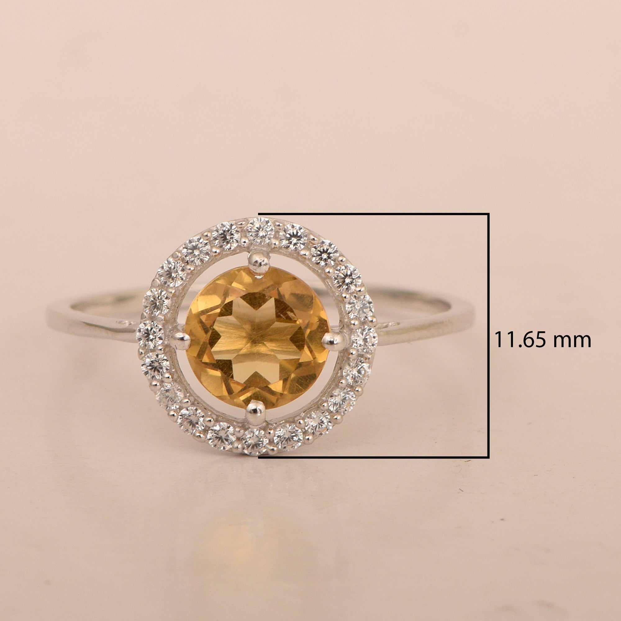 Citrine ring