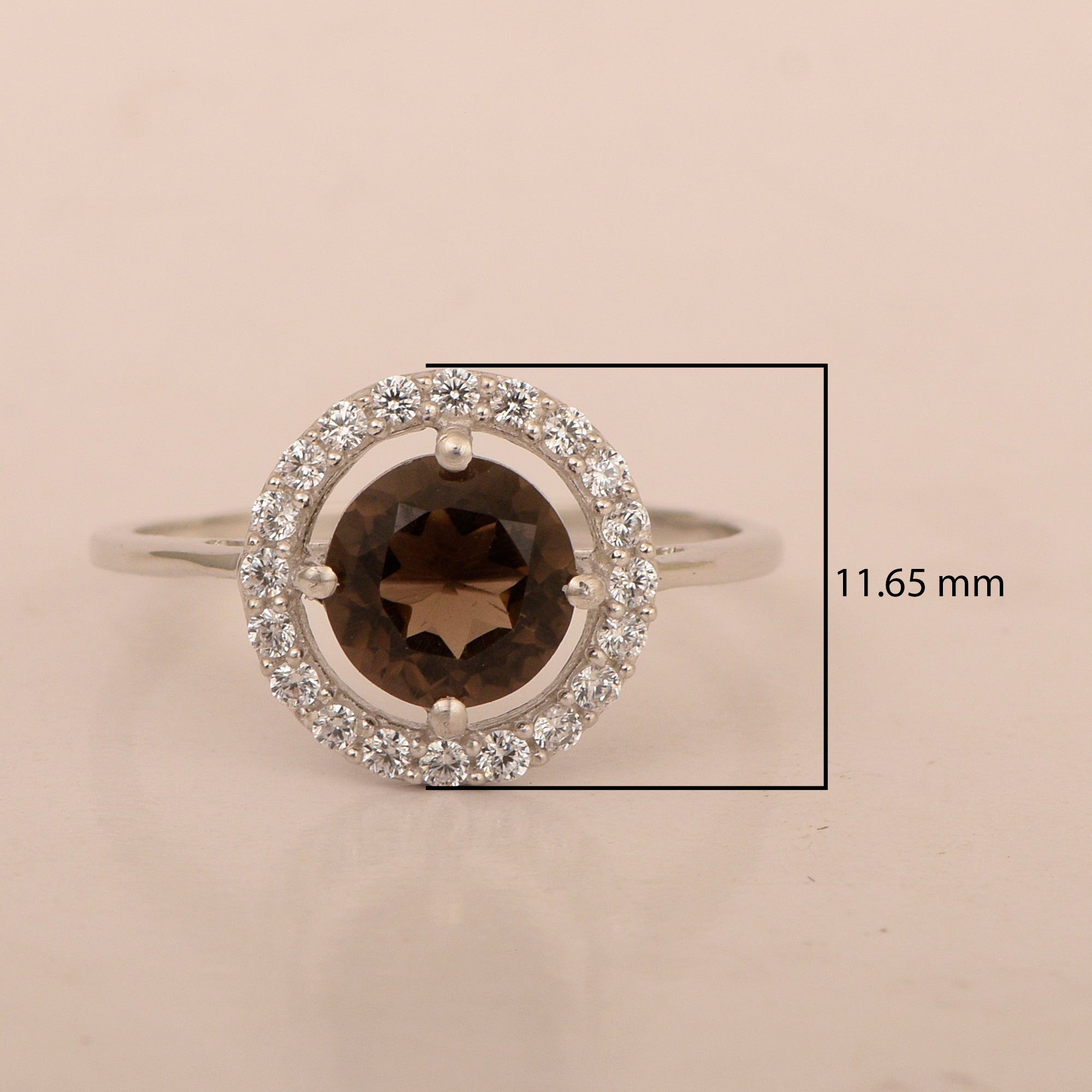 Smoky Quartz ring
