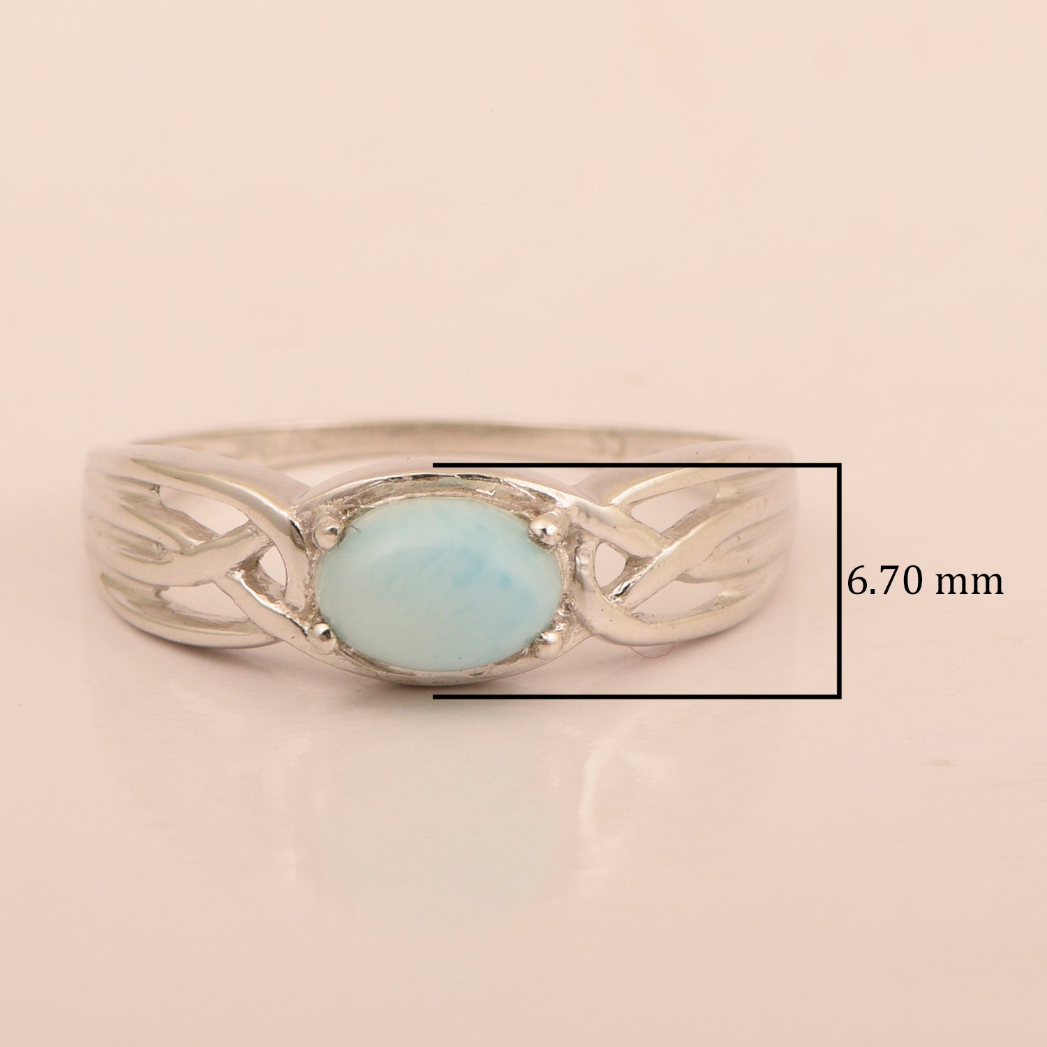 Larimar ring