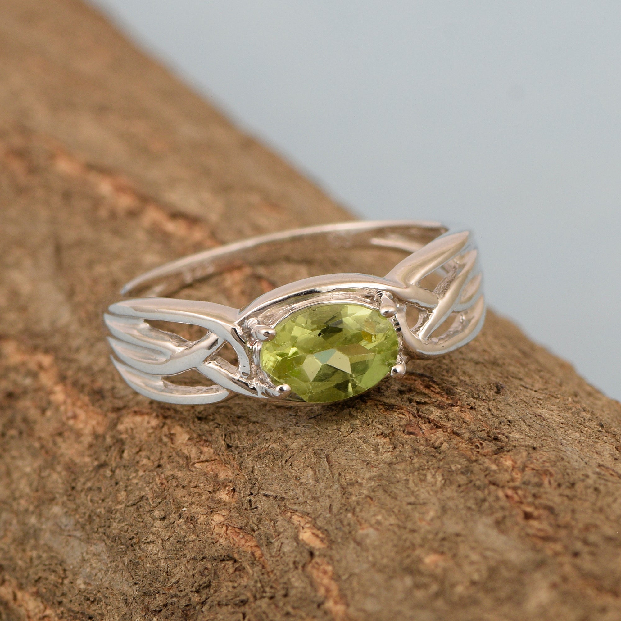 Peridot ring
