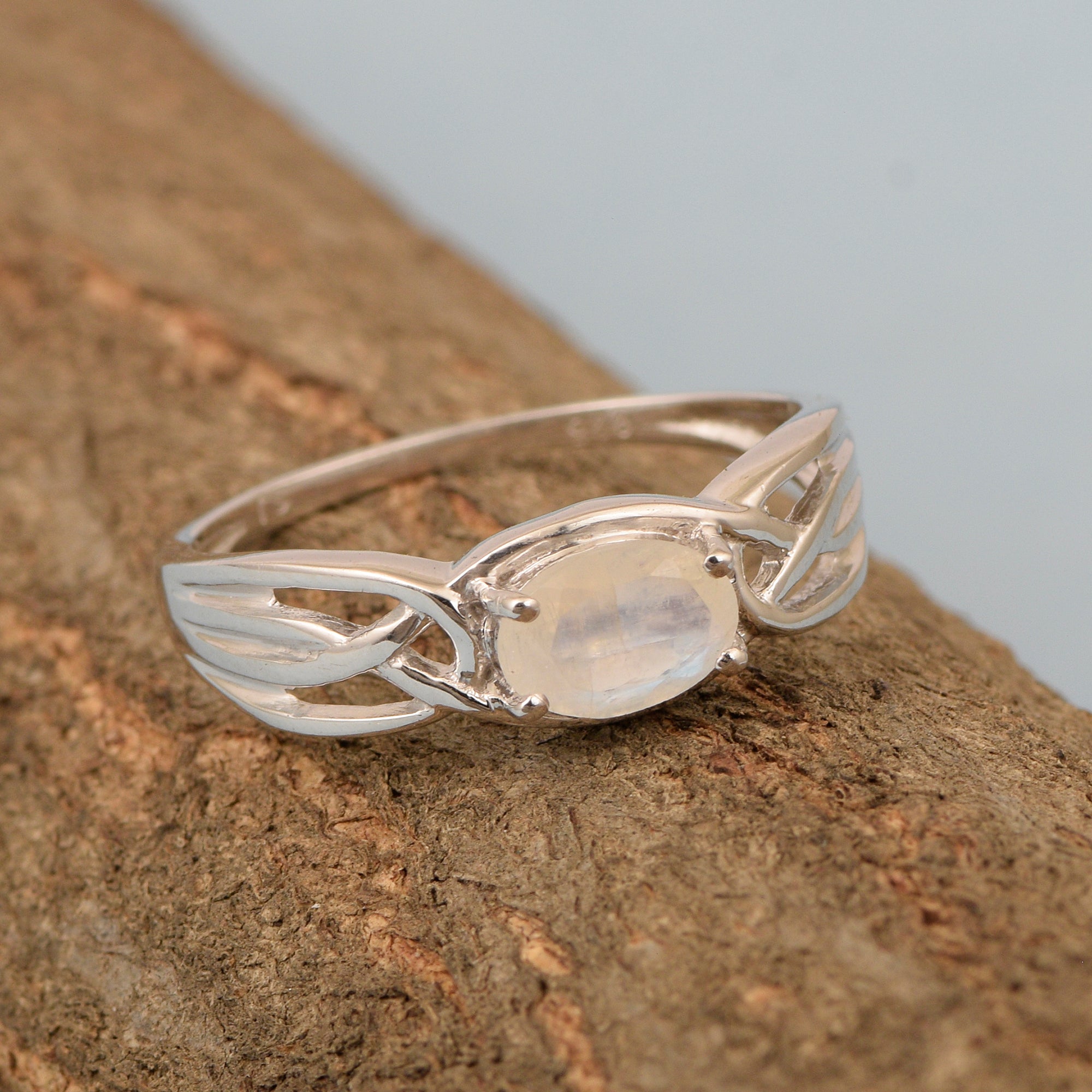 Moonstone ring