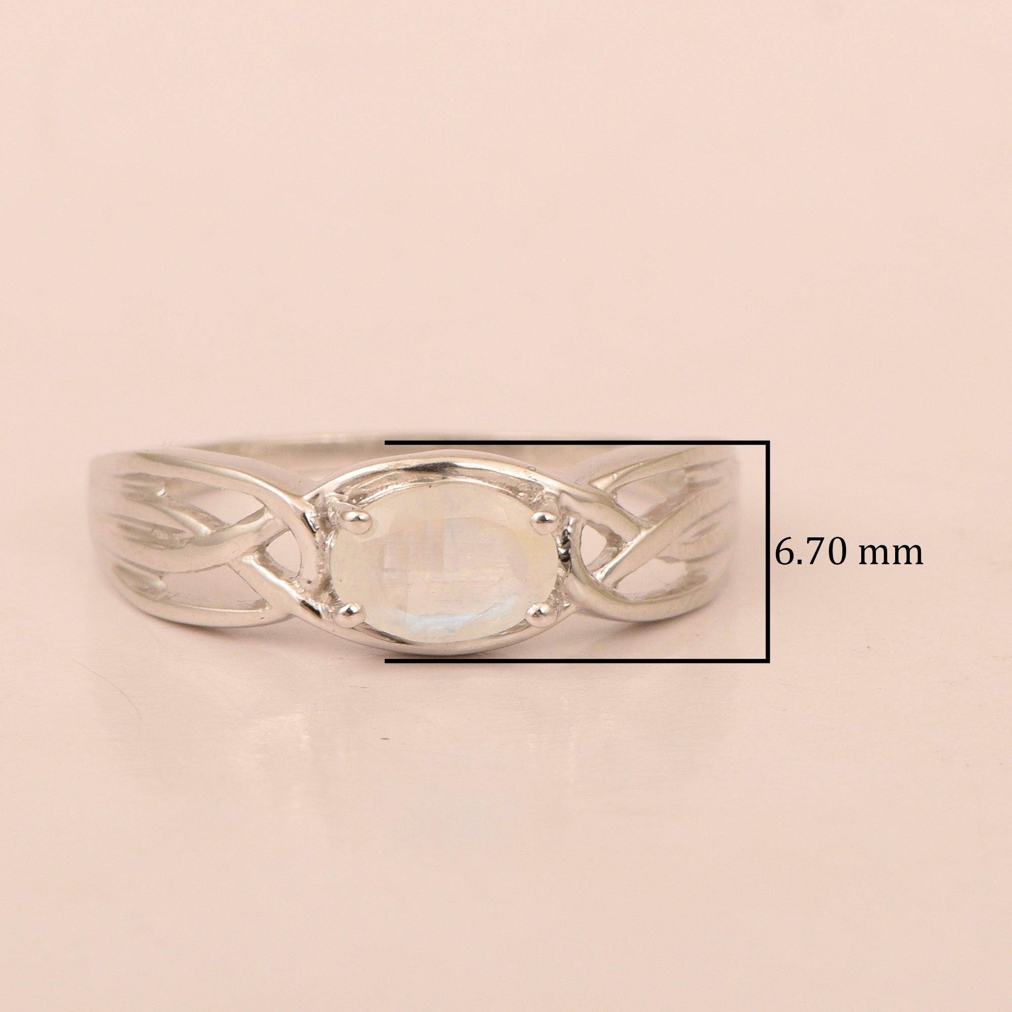 Moonstone ring